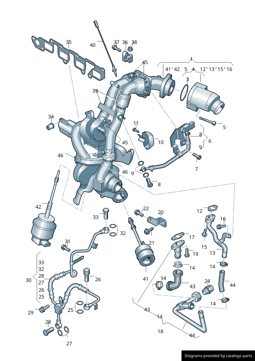 Car part diagram