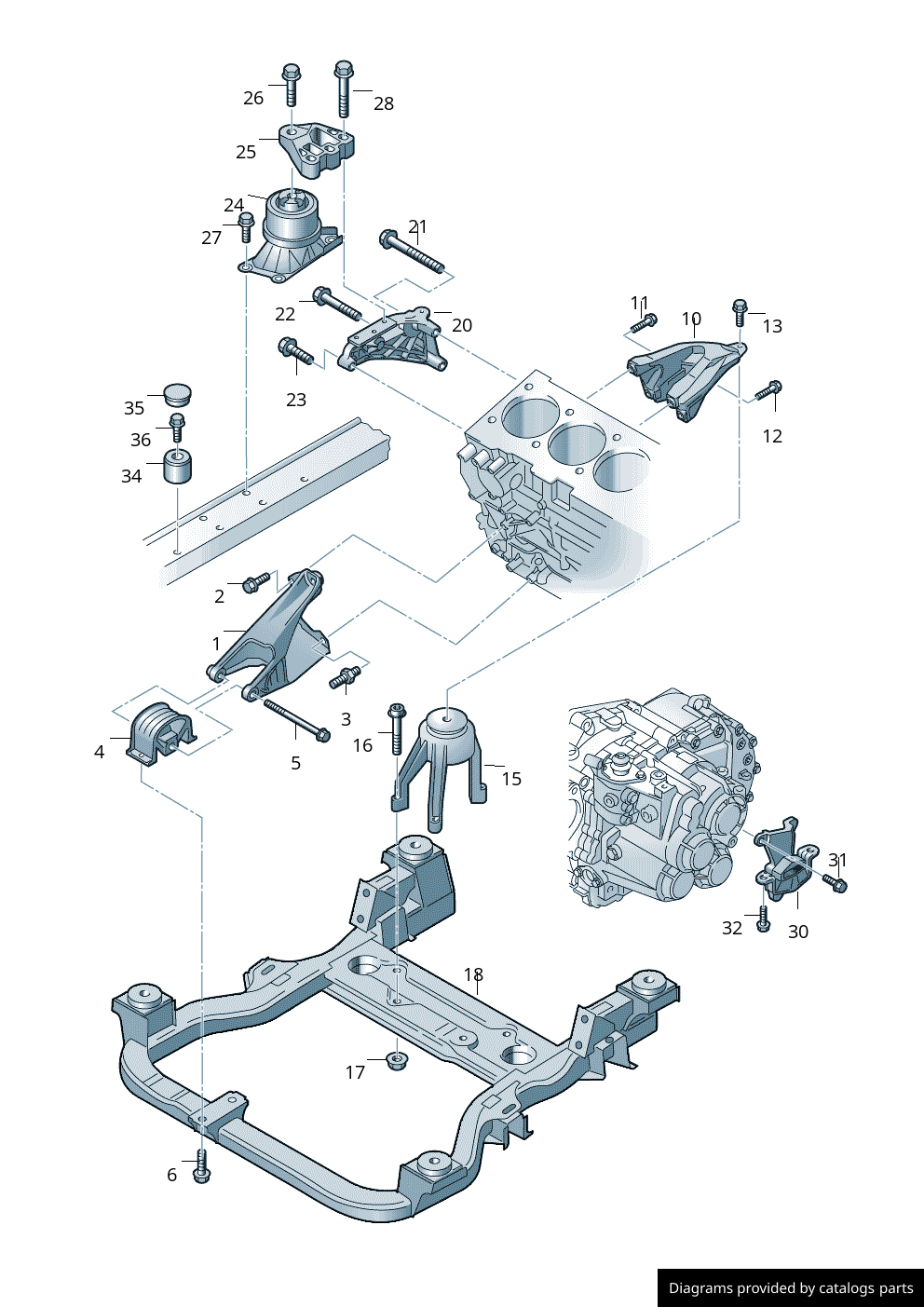 Car part diagram