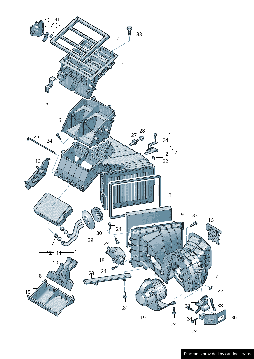 Car part diagram