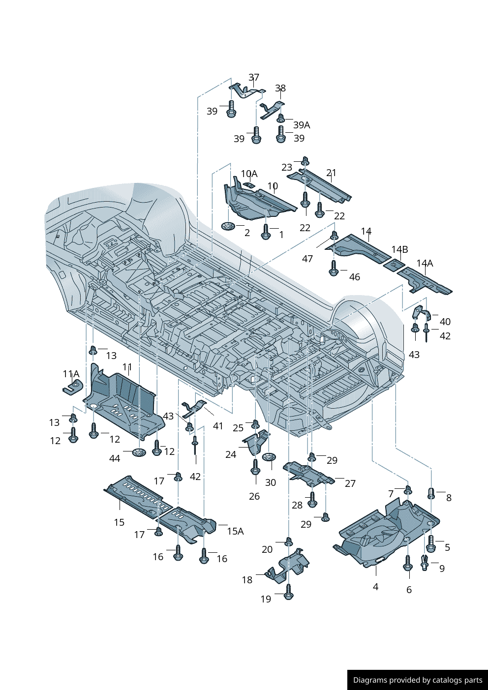 Car part diagram