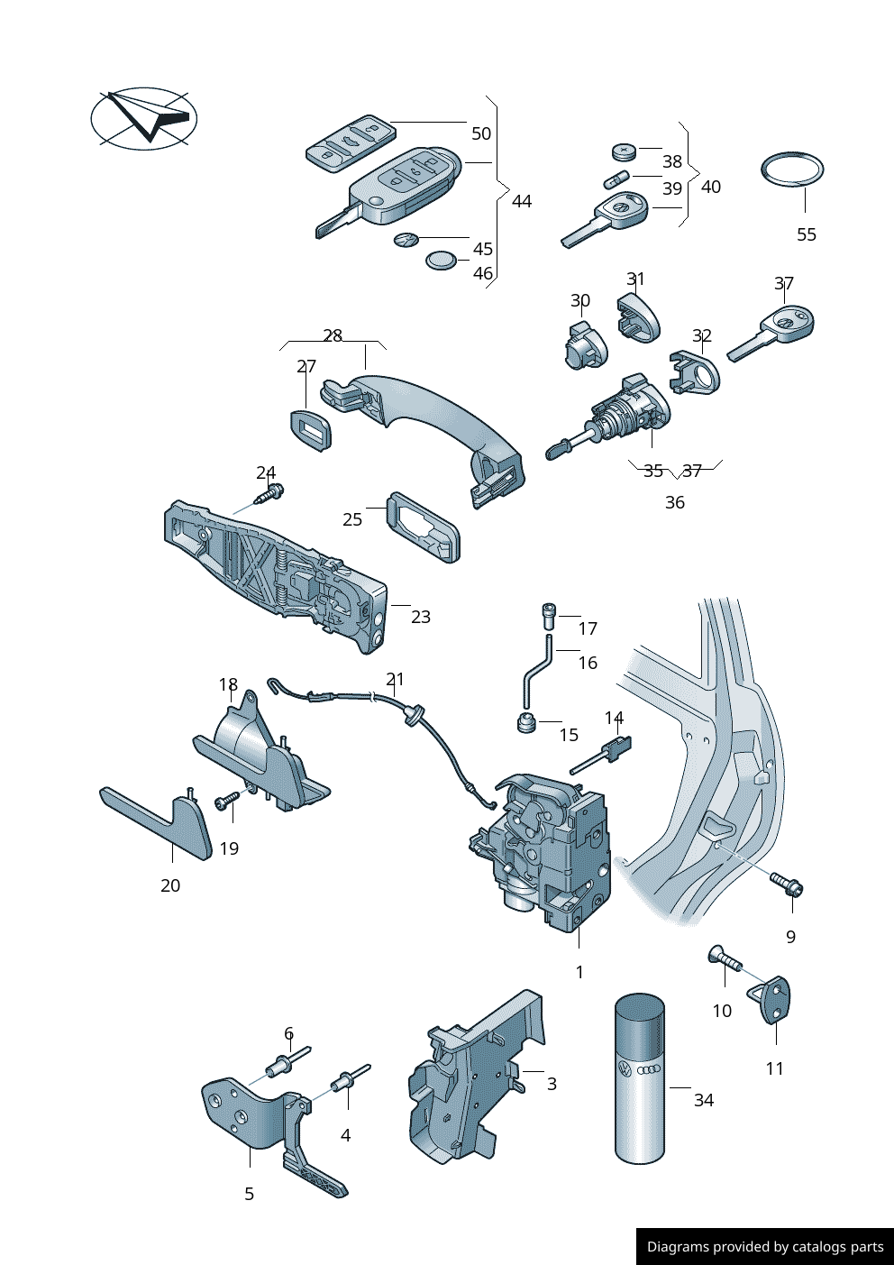 Car part diagram