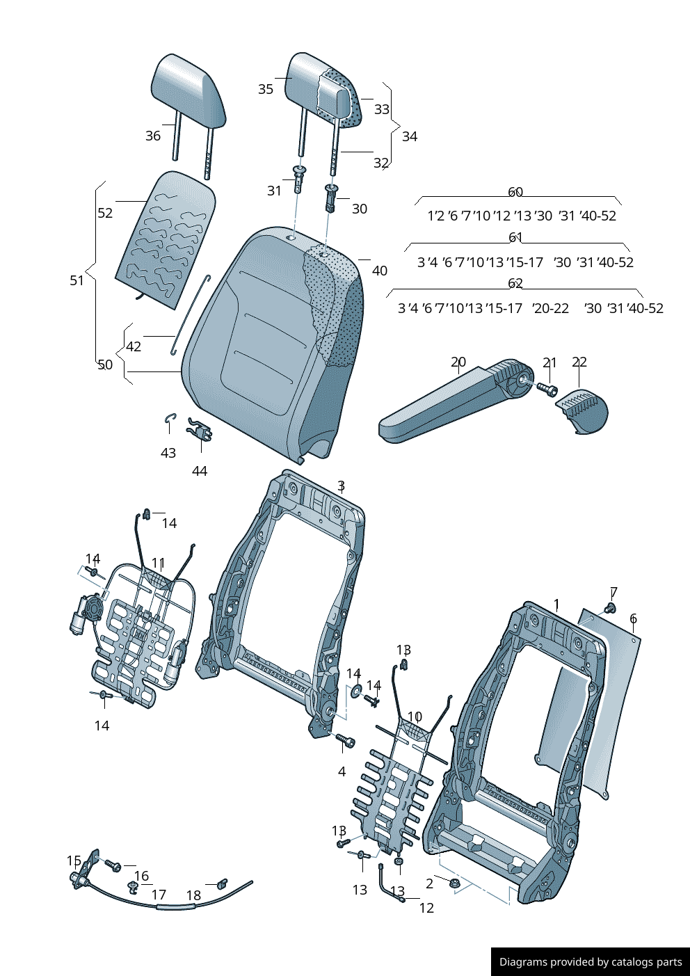 Car part diagram