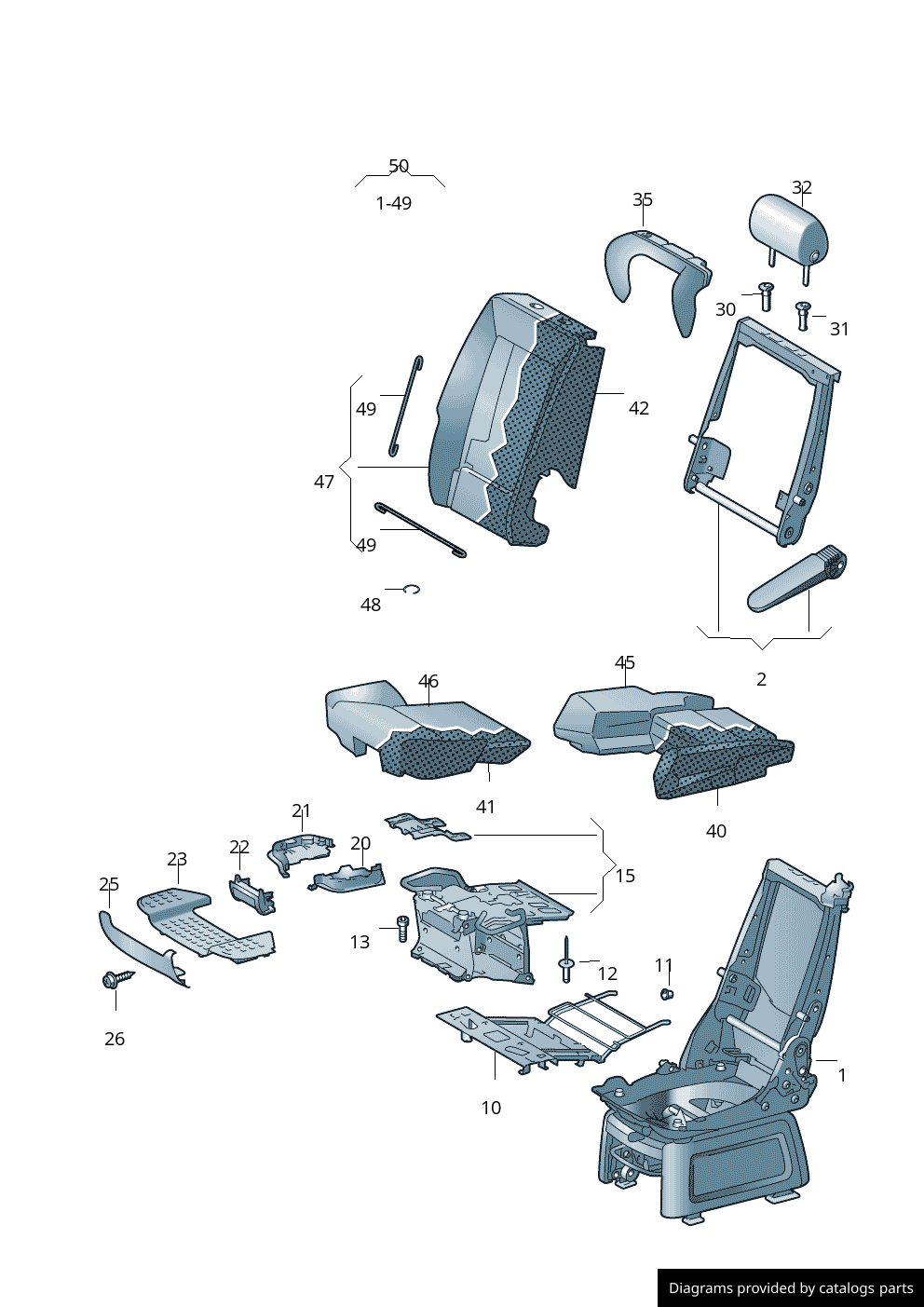 Car part diagram