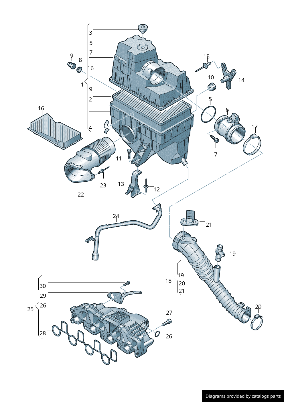 Car part diagram