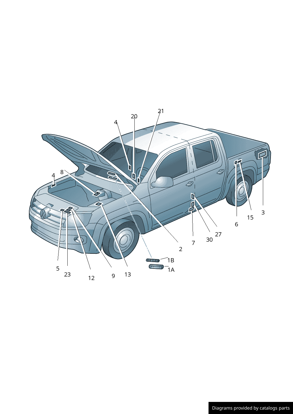 Car part diagram