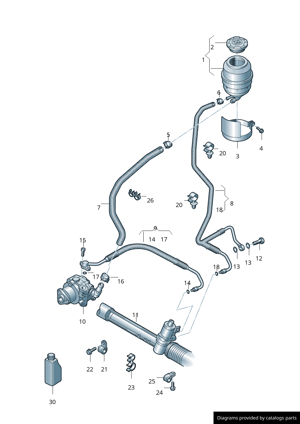 Car part diagram