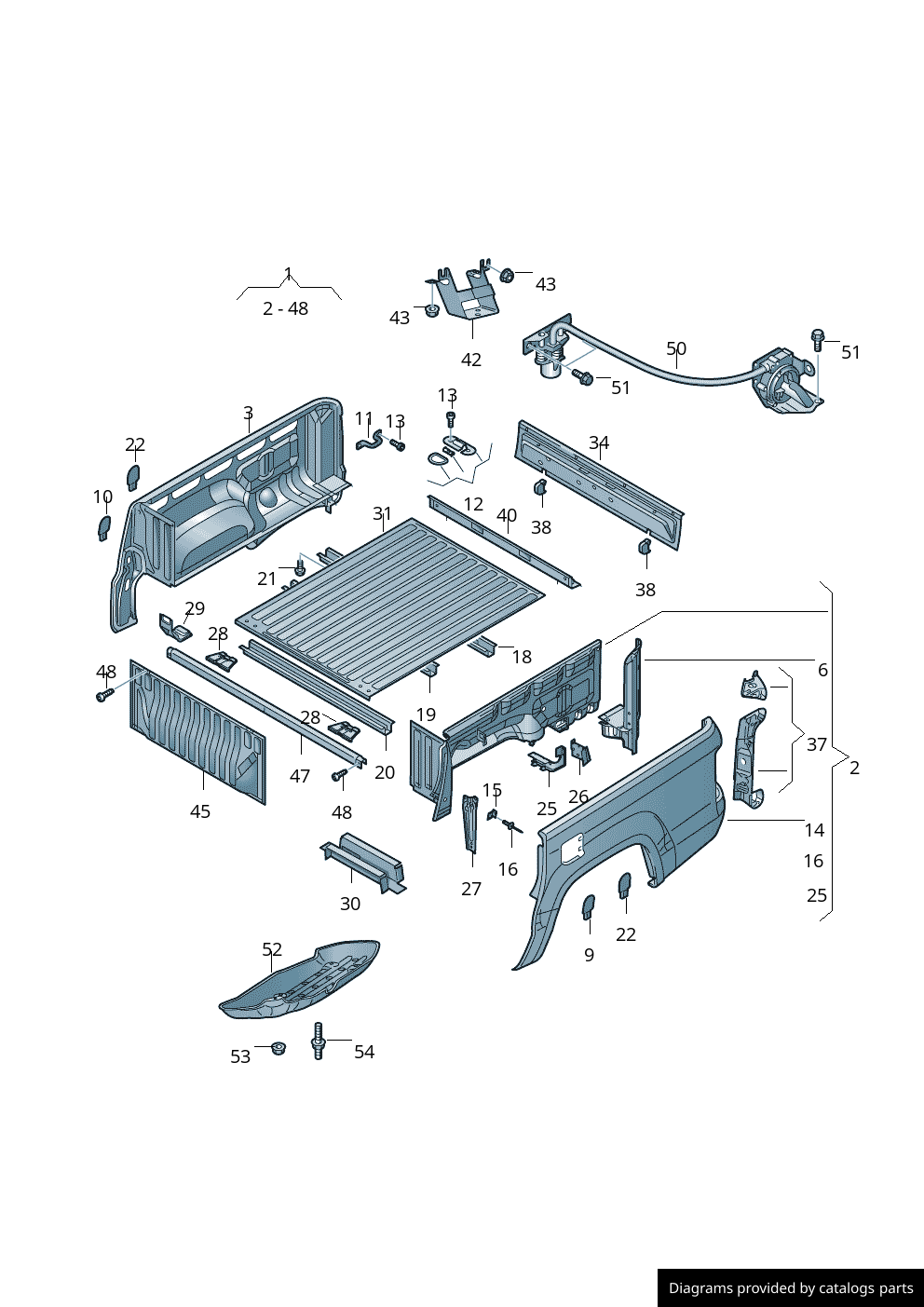 Car part diagram