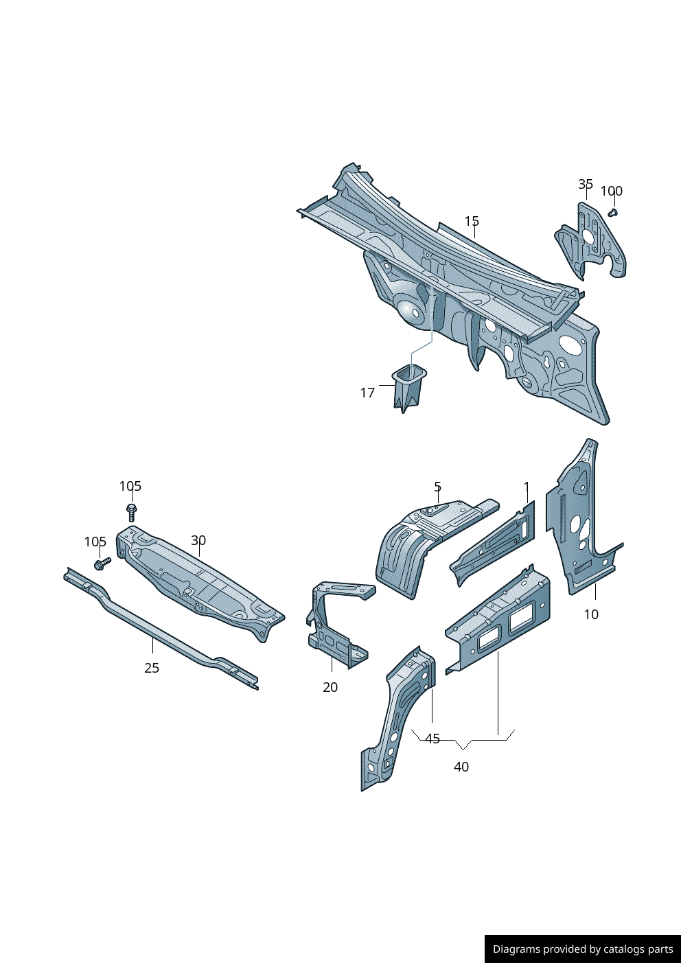Car part diagram