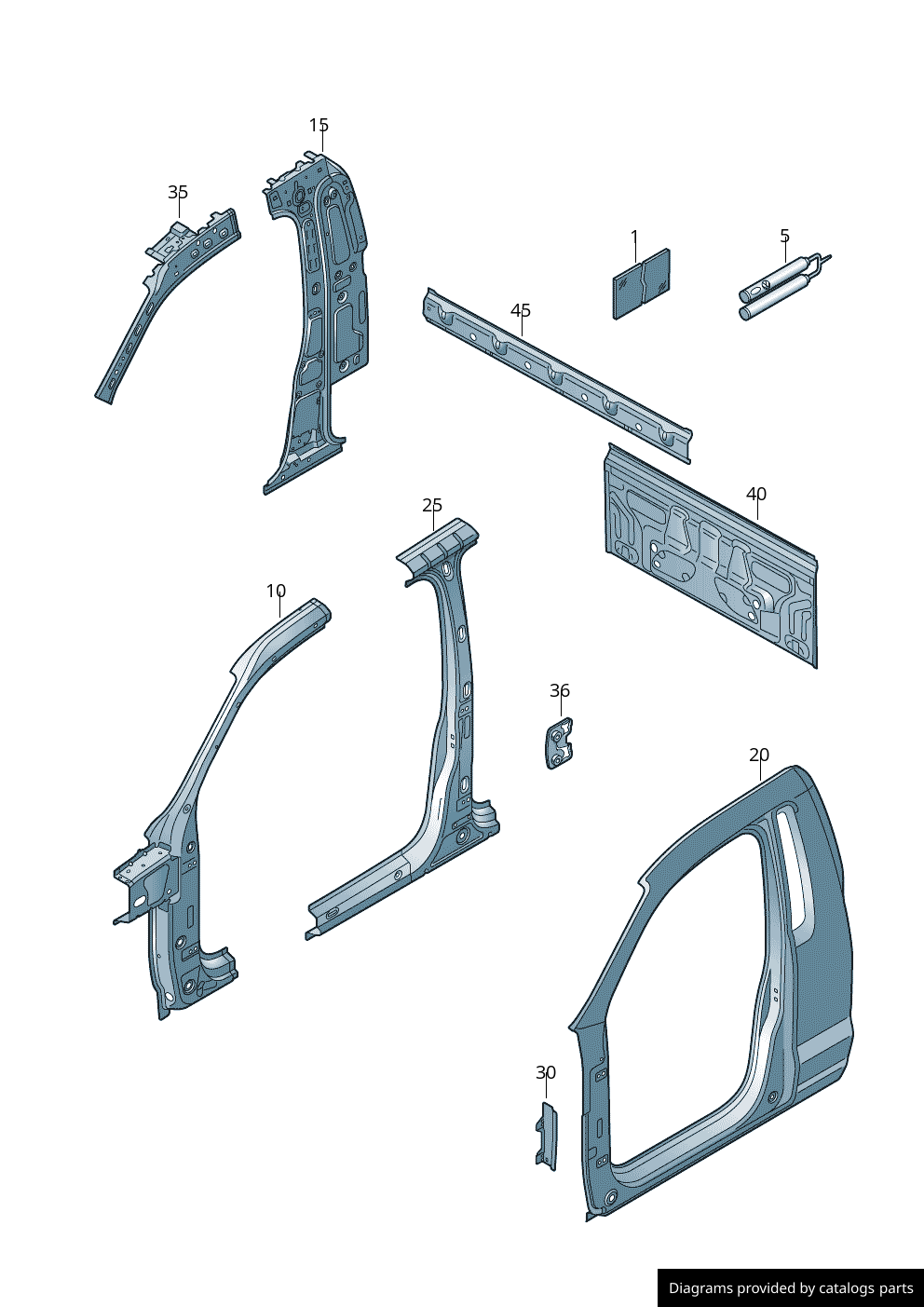 Car part diagram