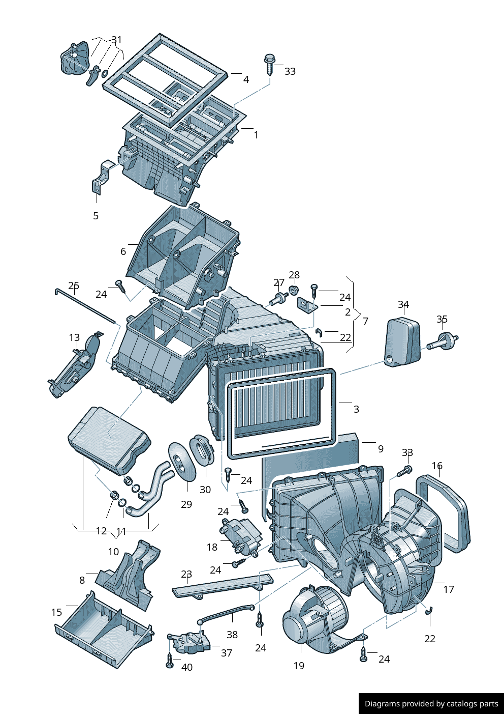 Car part diagram