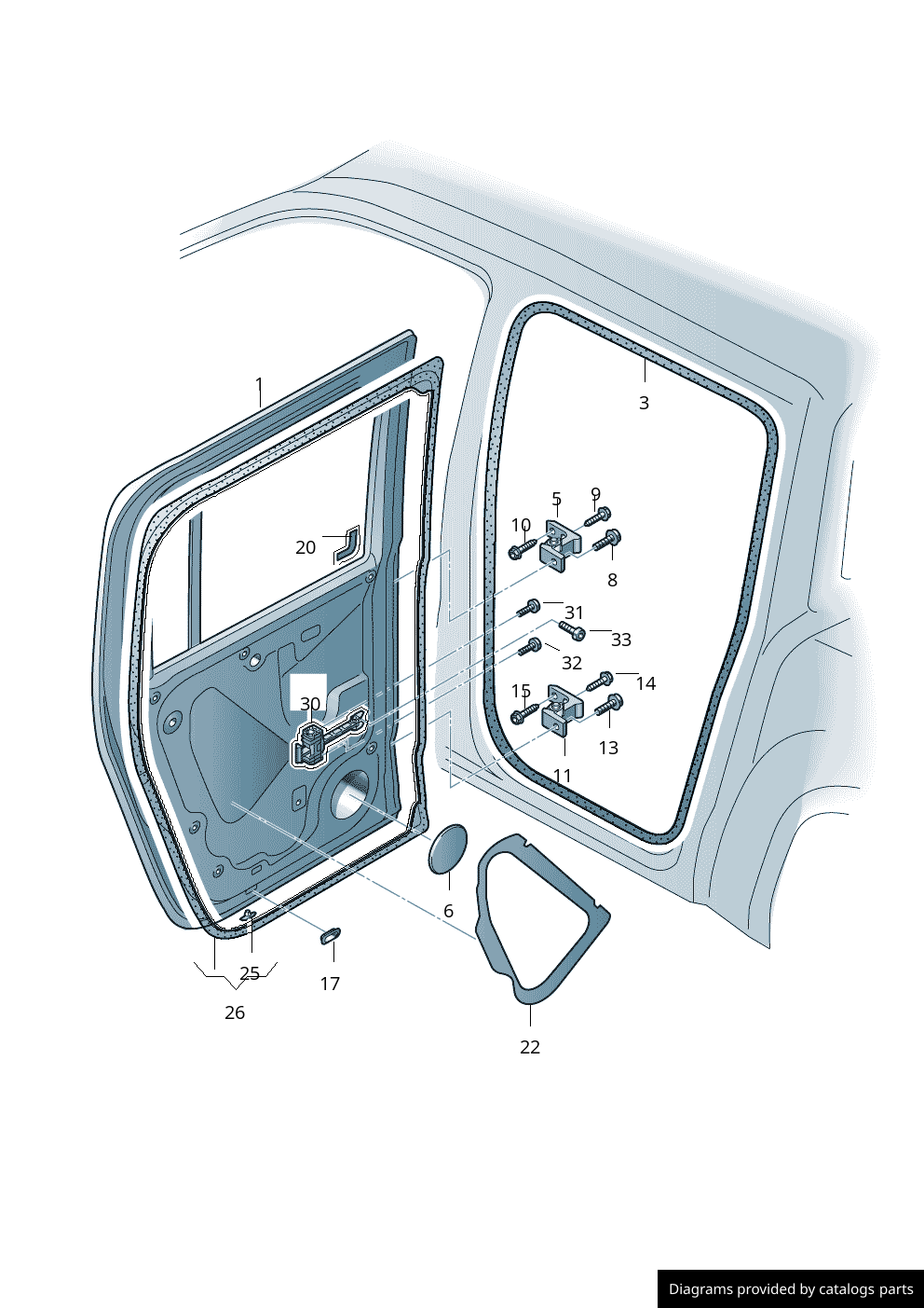 Car part diagram