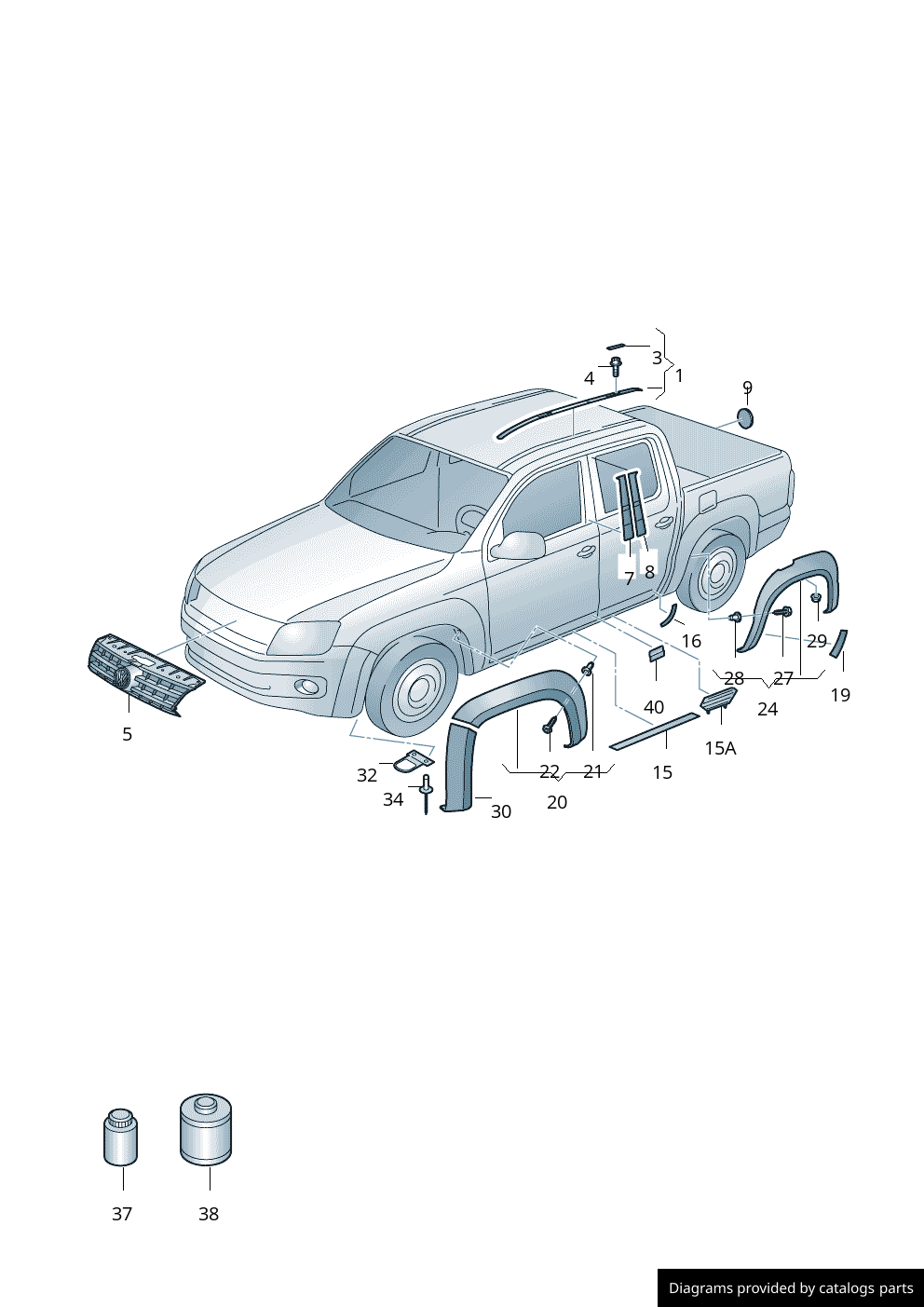 Car part diagram