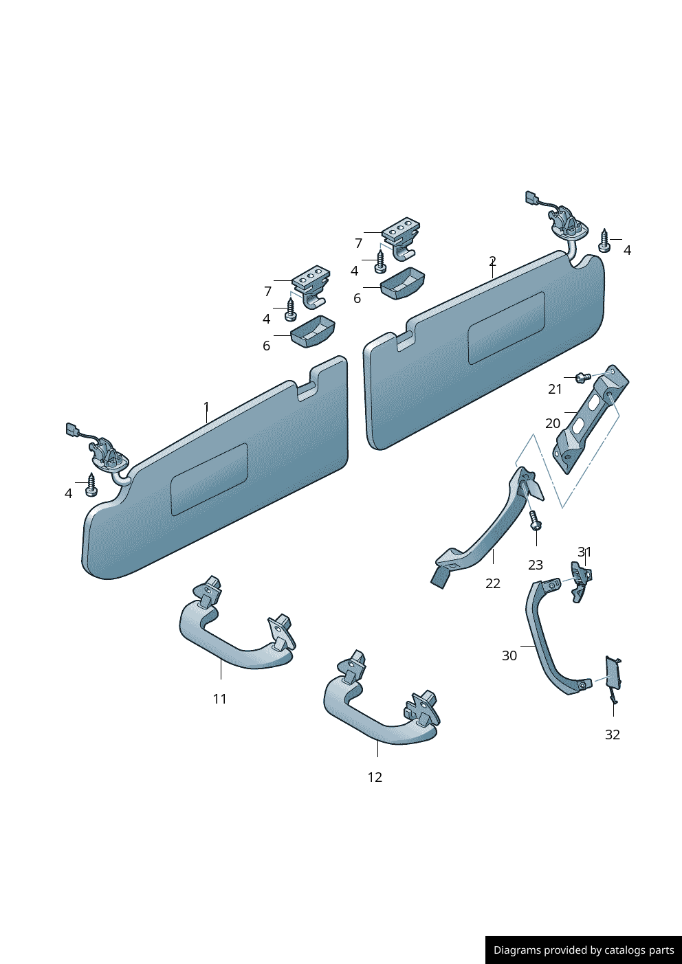 Car part diagram