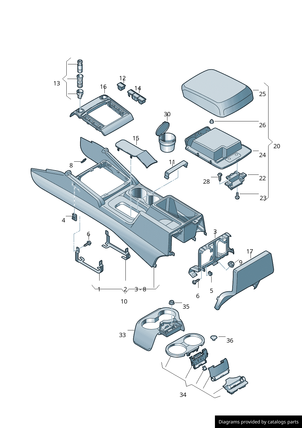 Car part diagram