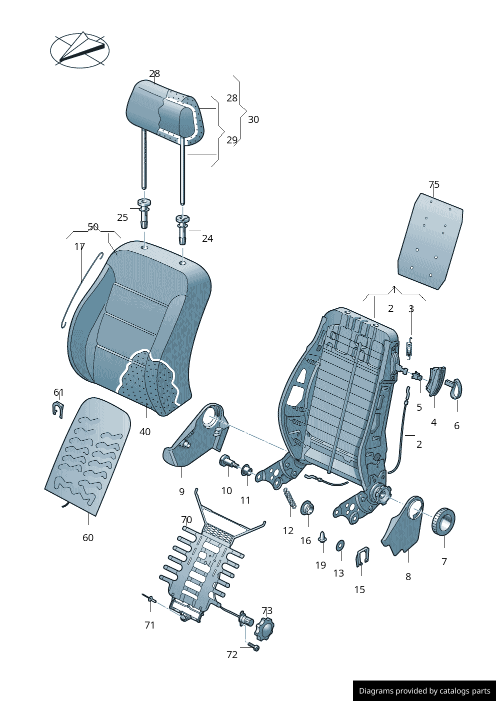 Car part diagram