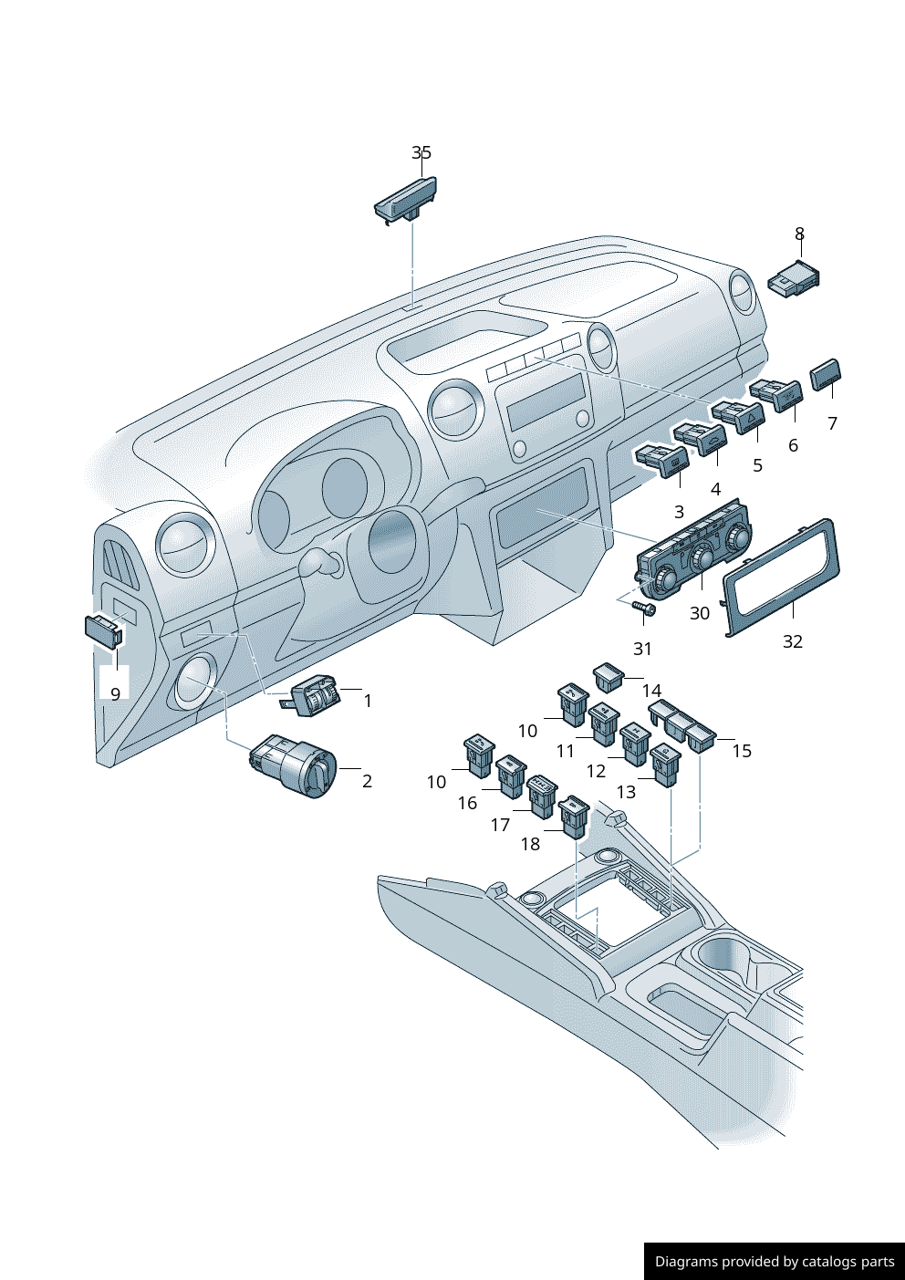 Car part diagram