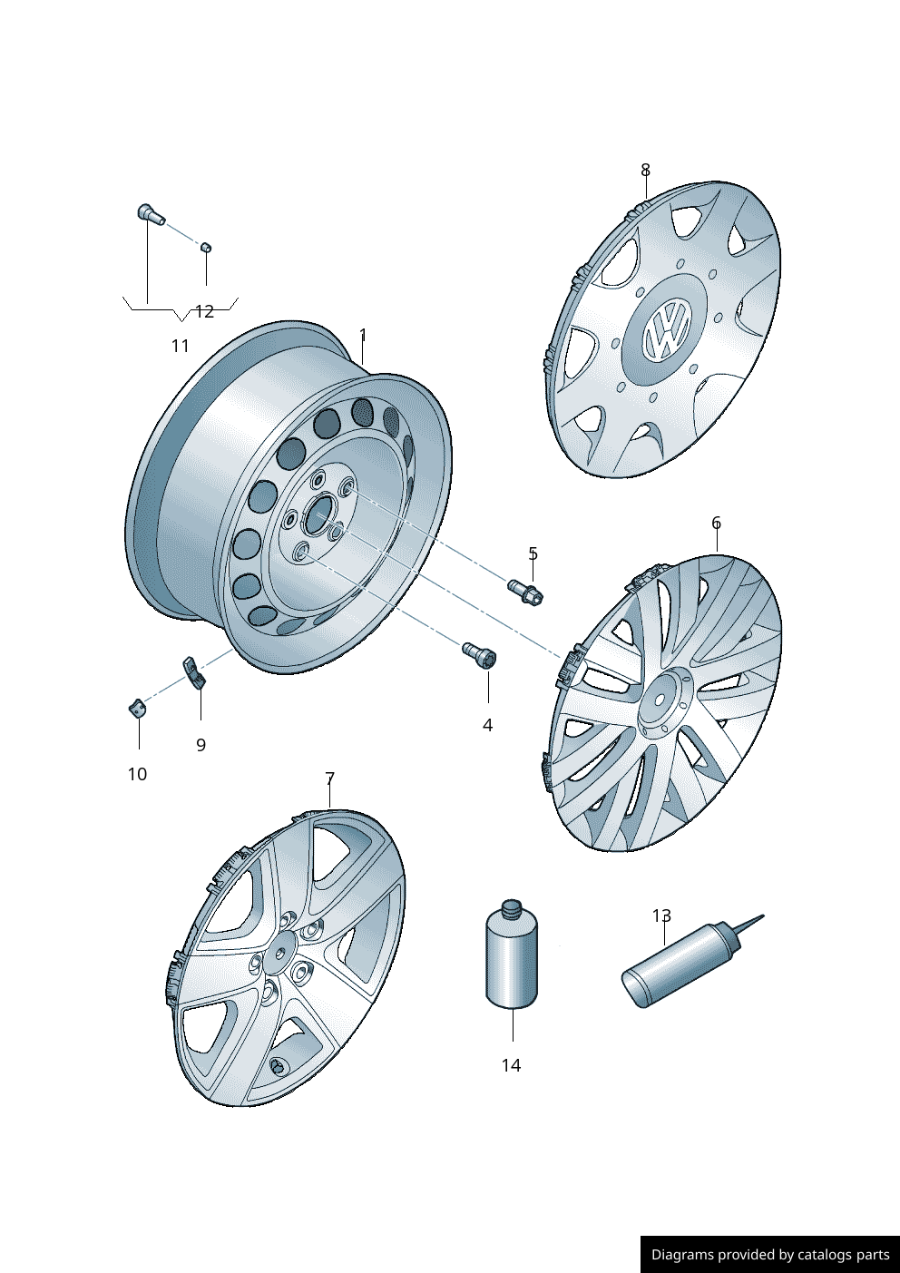 Car part diagram