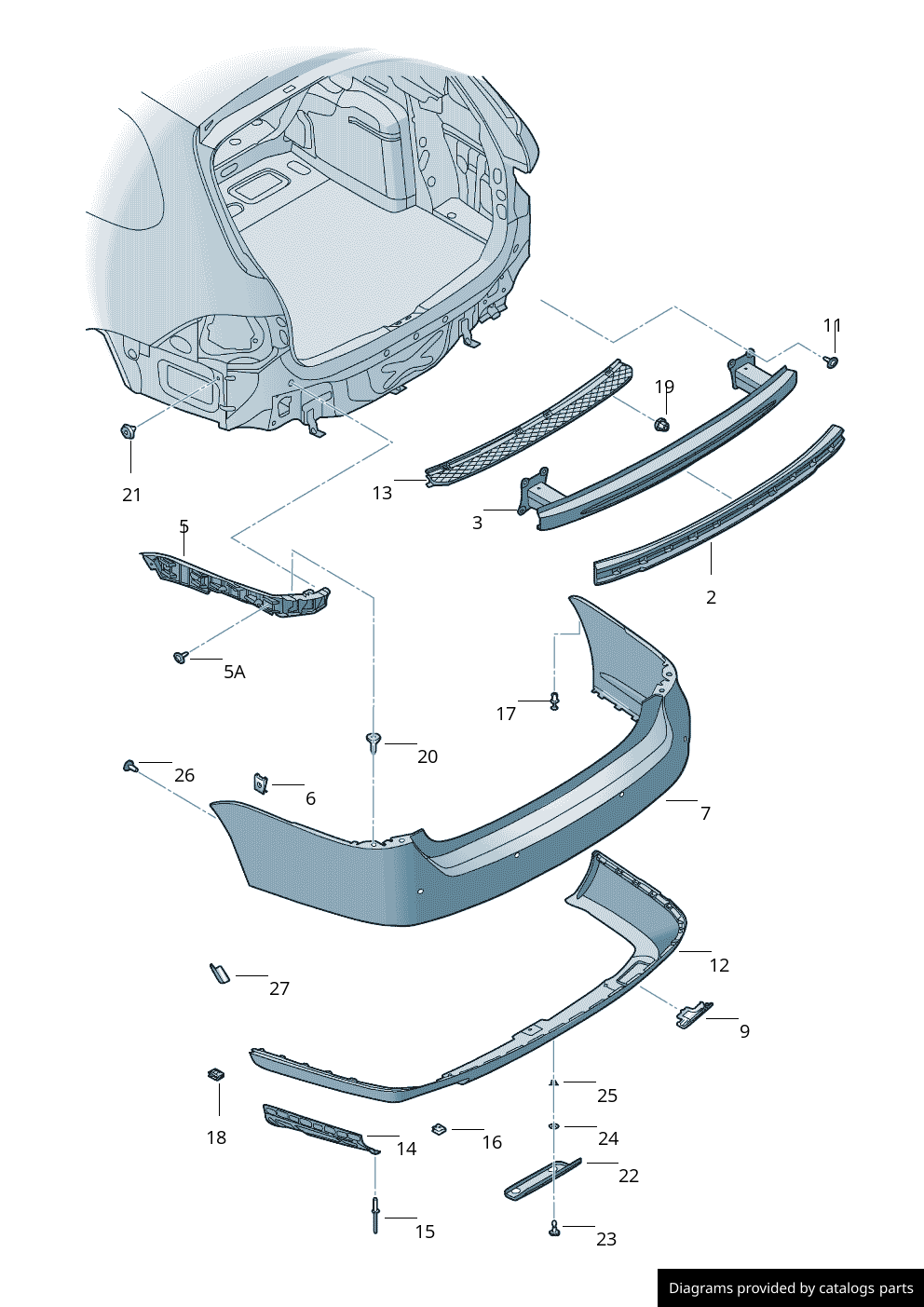 Car part diagram