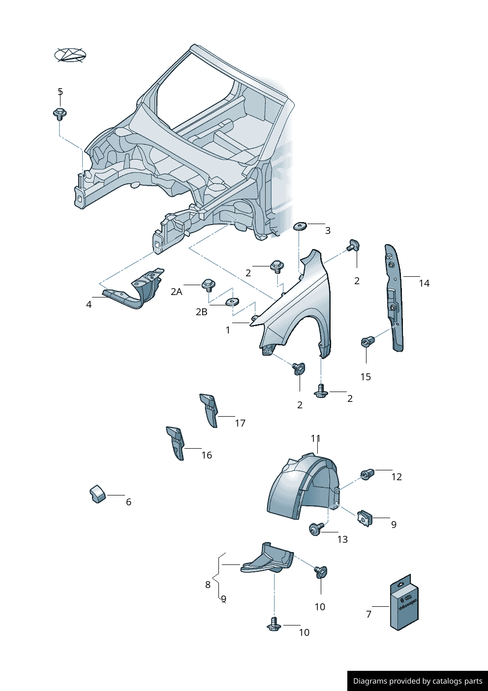 Car part diagram