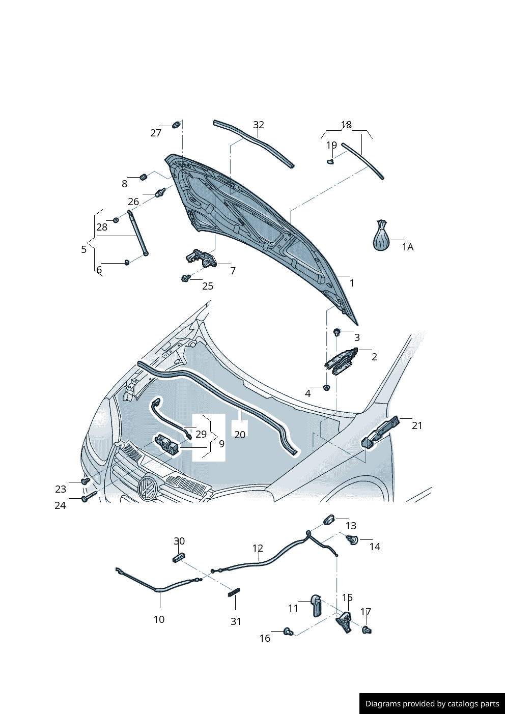 Car part diagram