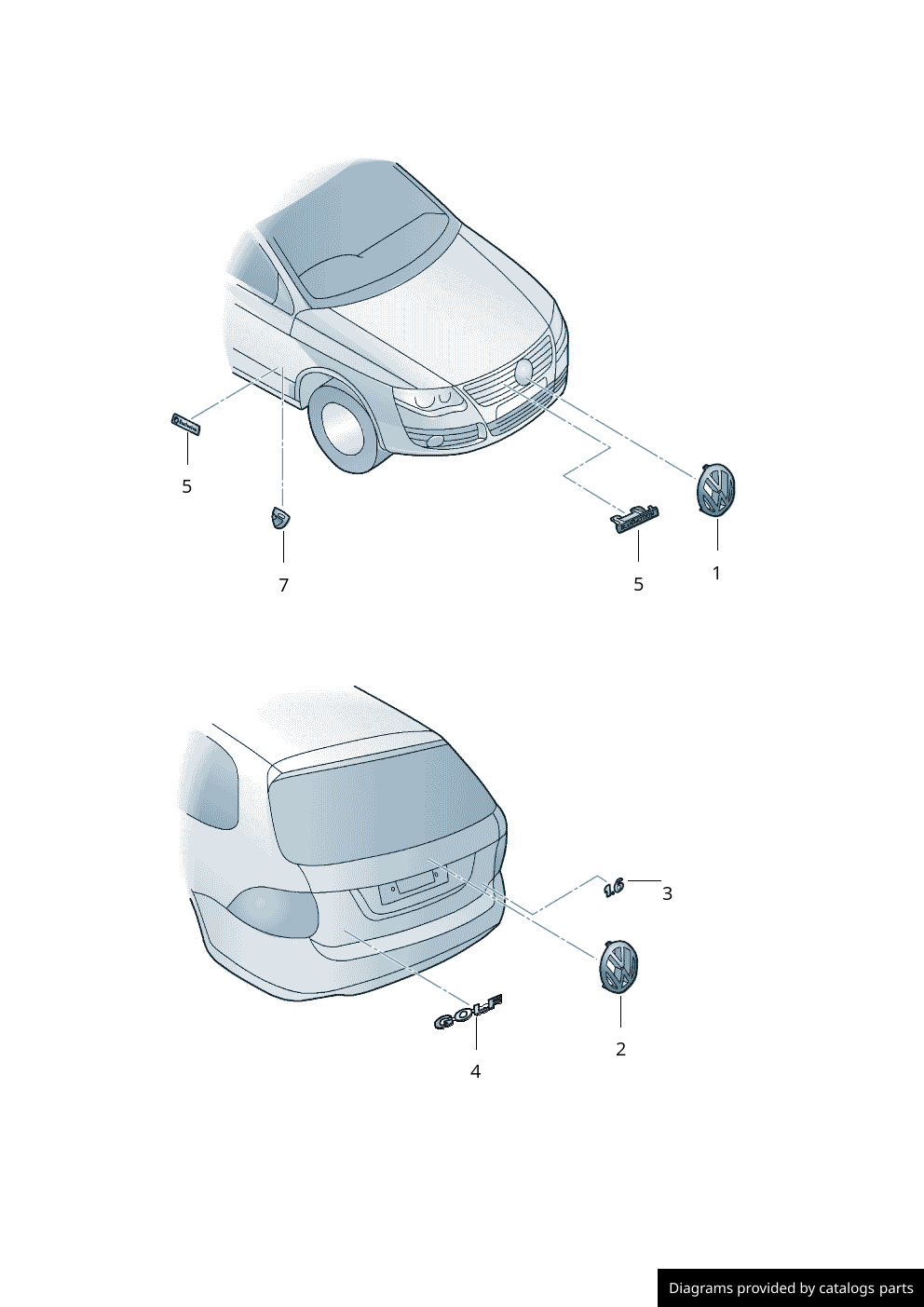 Car part diagram