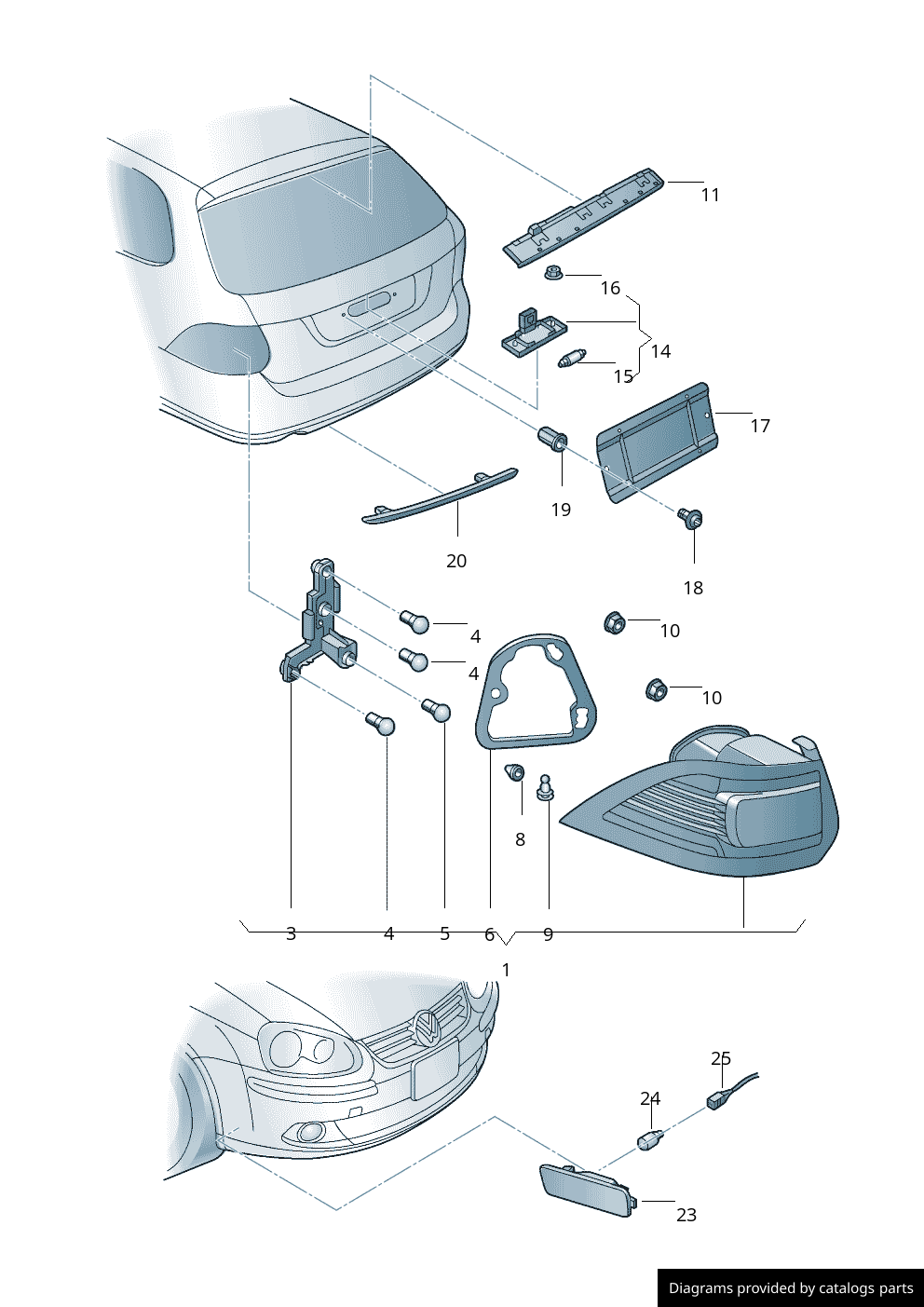 Car part diagram