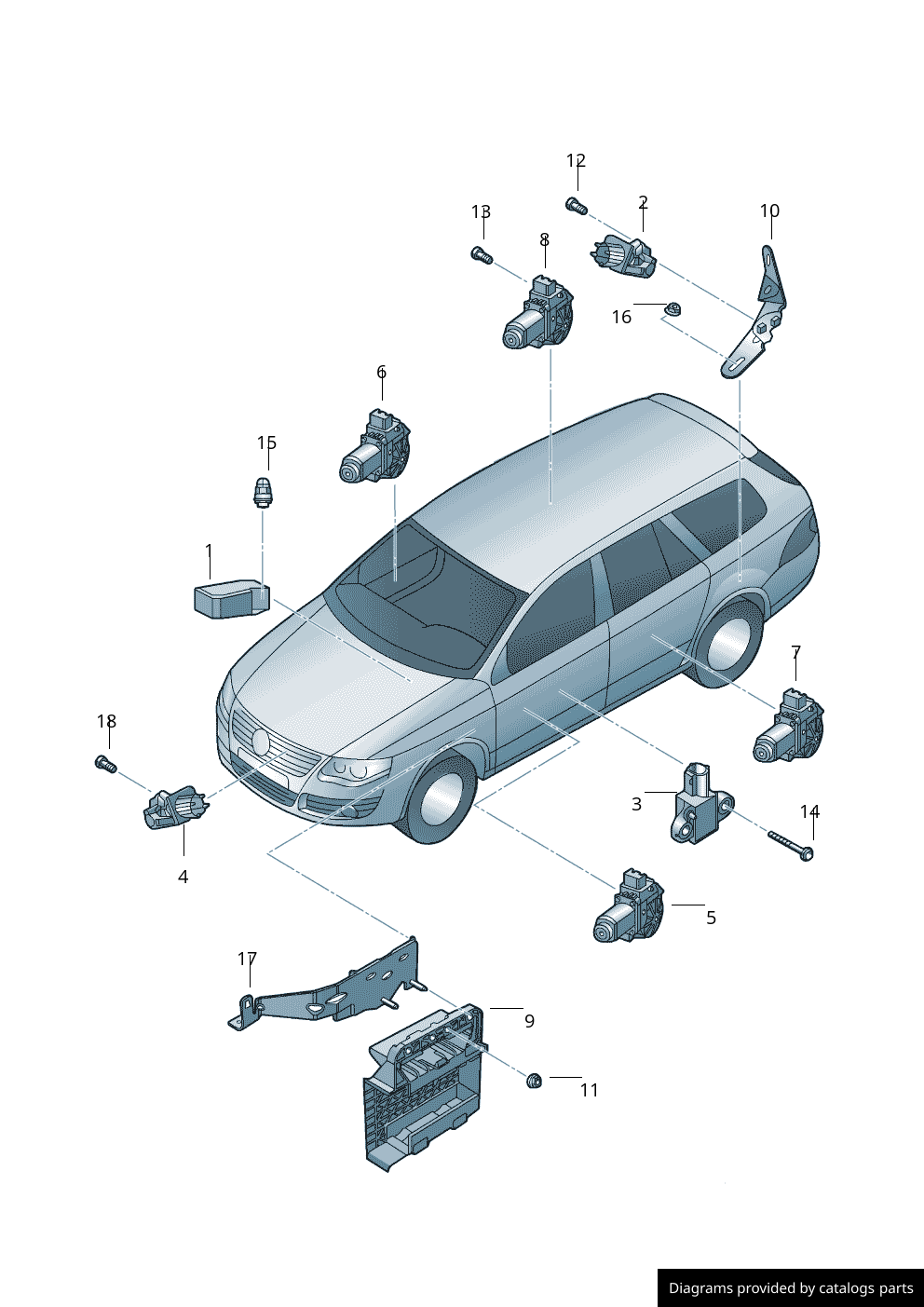 Car part diagram