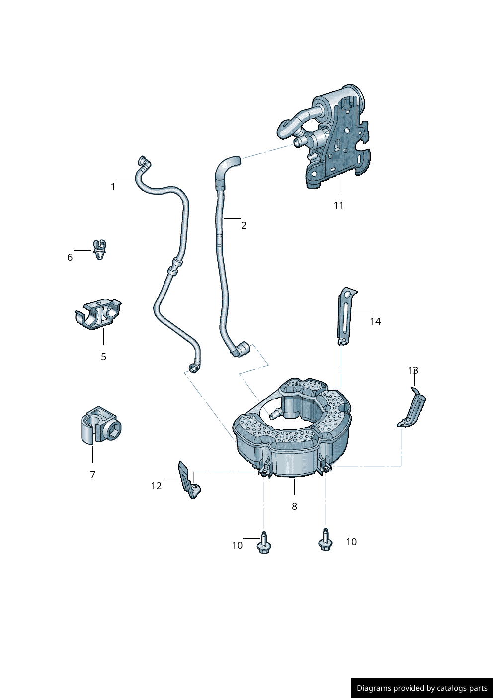 Car part diagram
