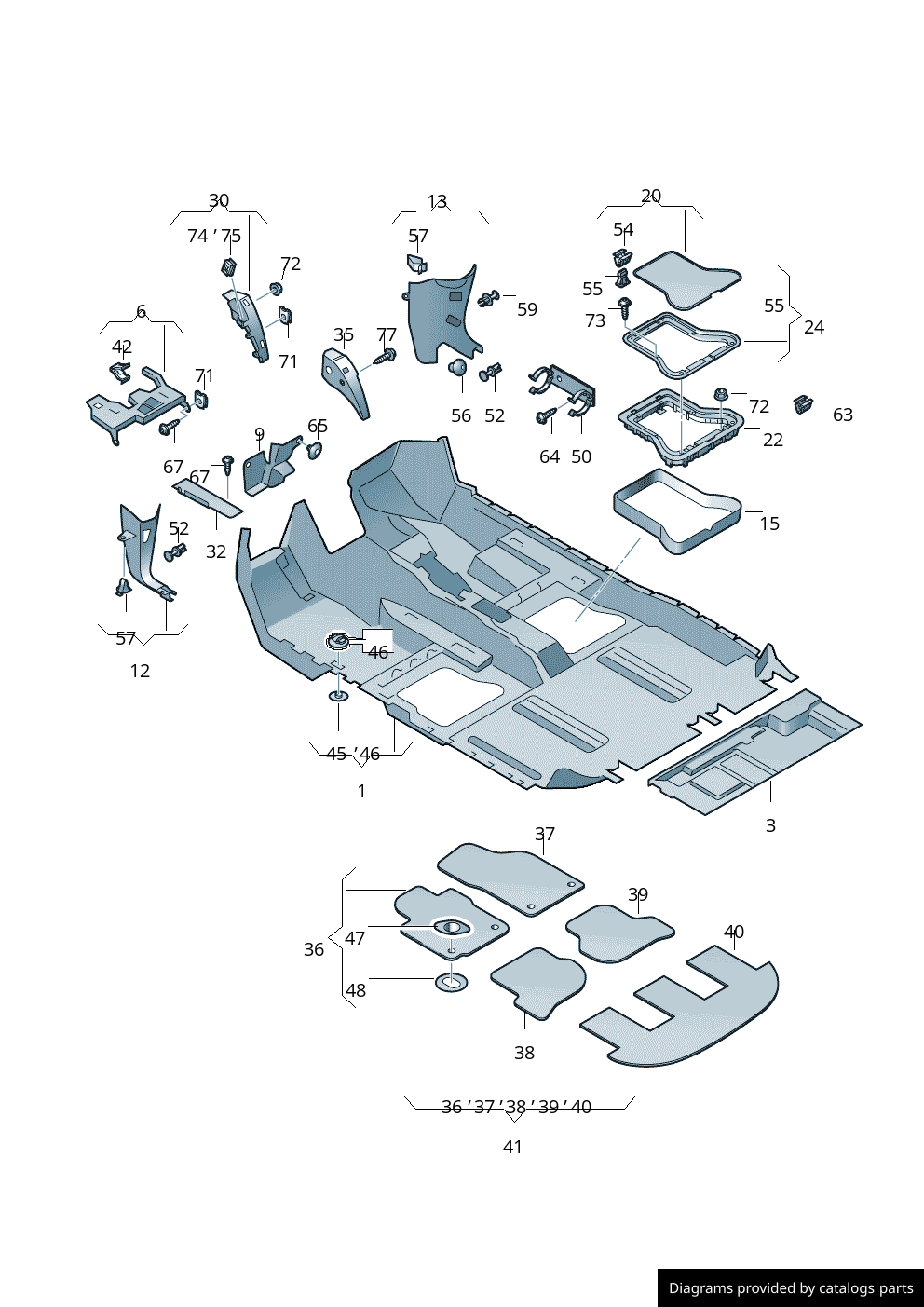 Car part diagram