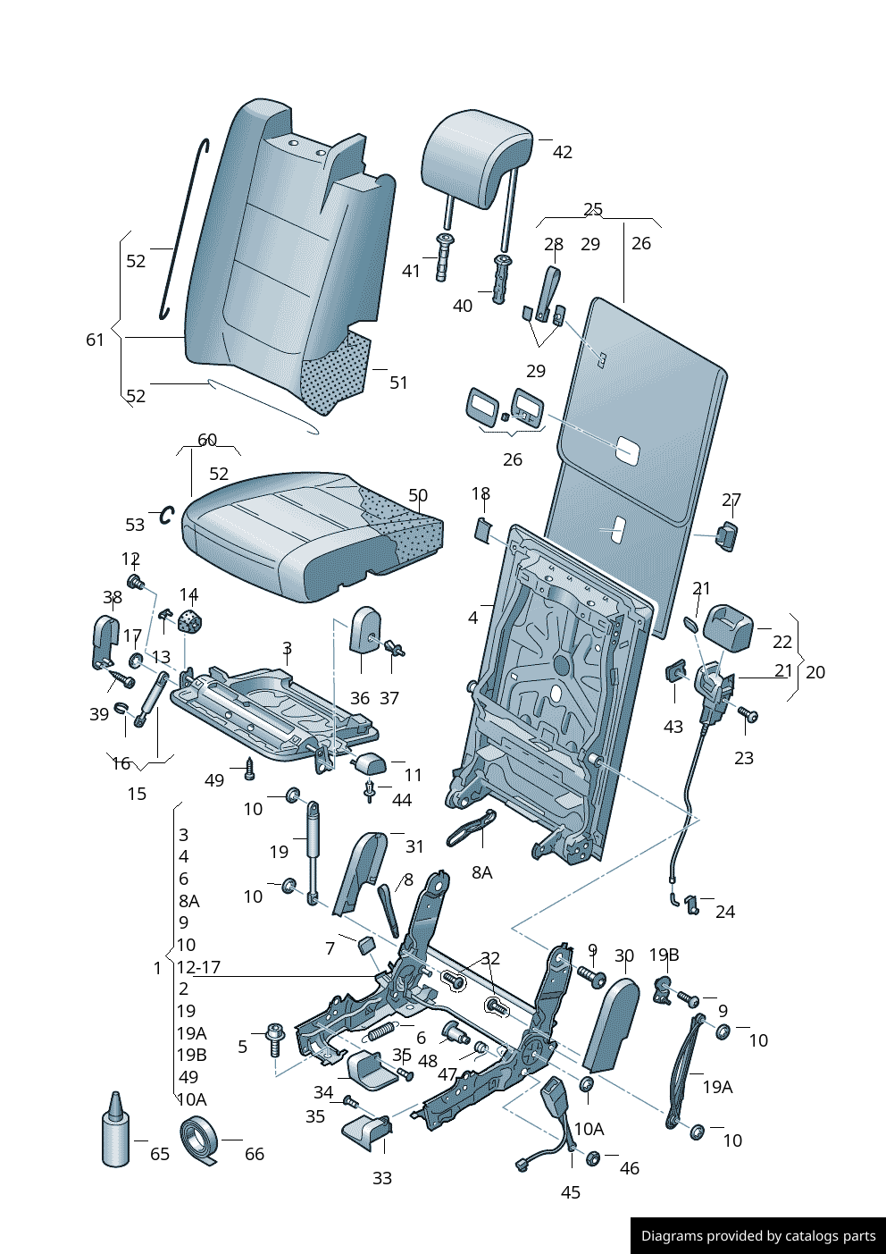Car part diagram