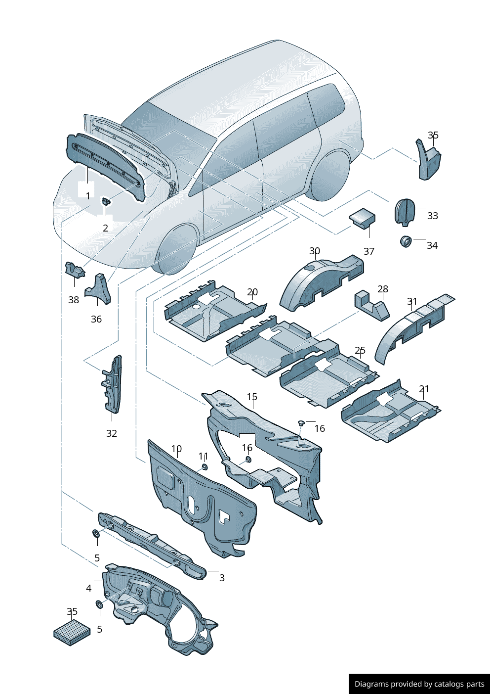 Car part diagram