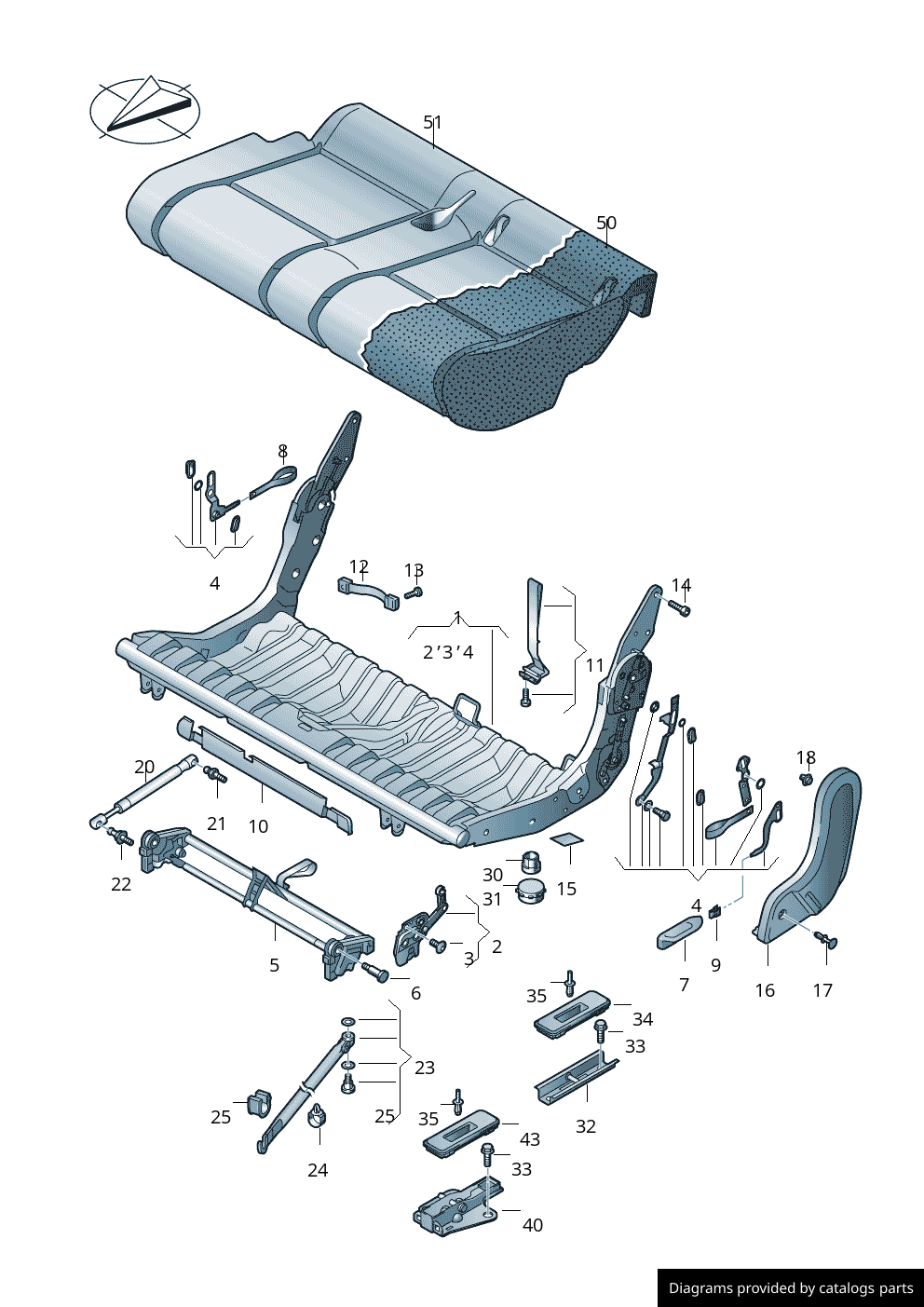 Car part diagram