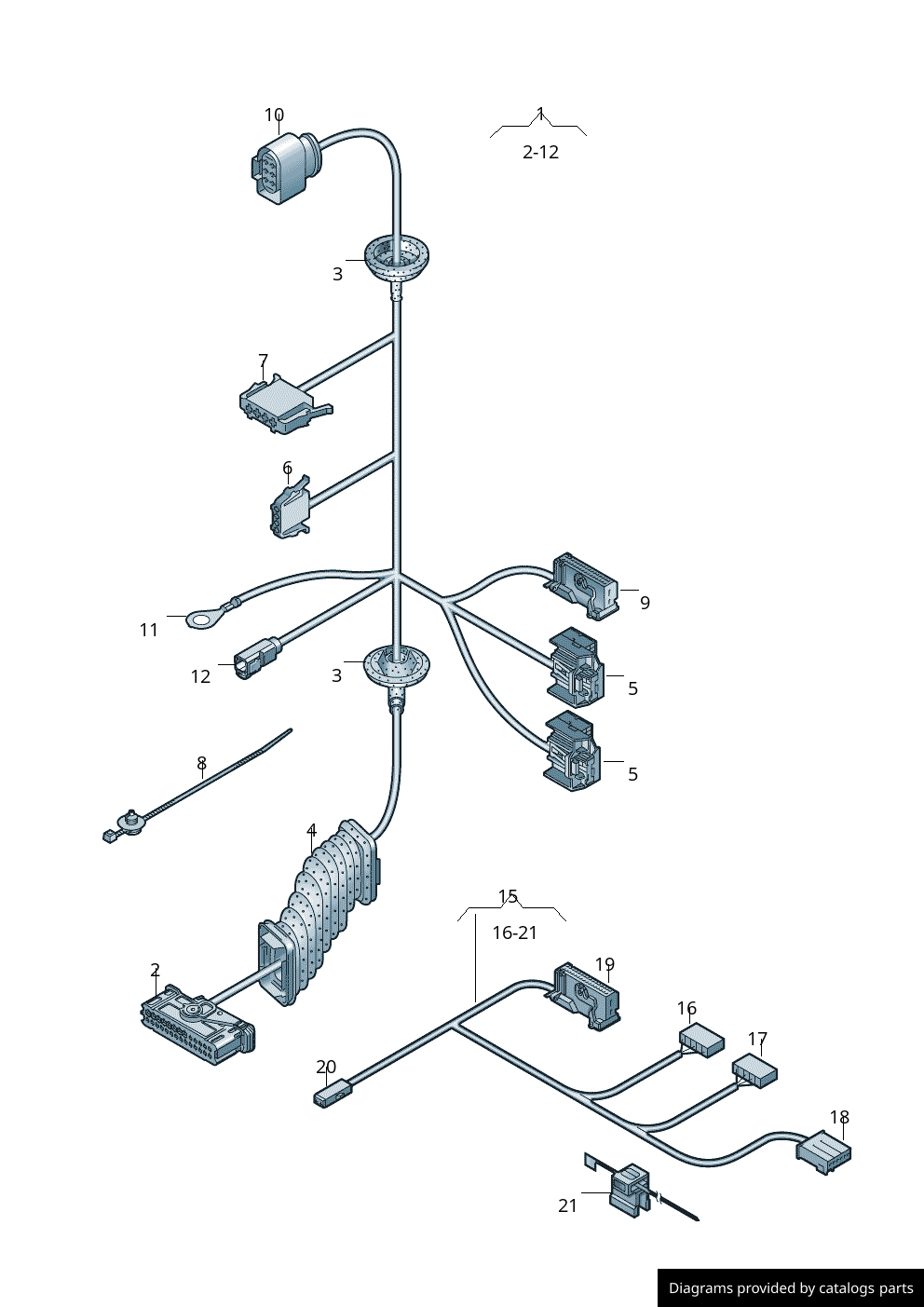 Car part diagram