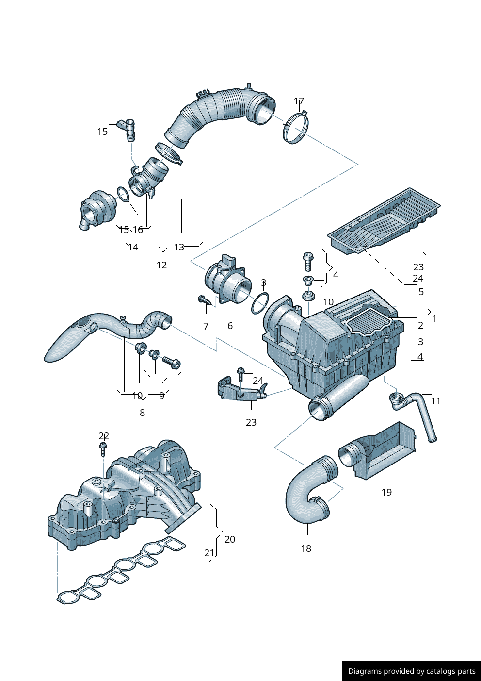 Car part diagram