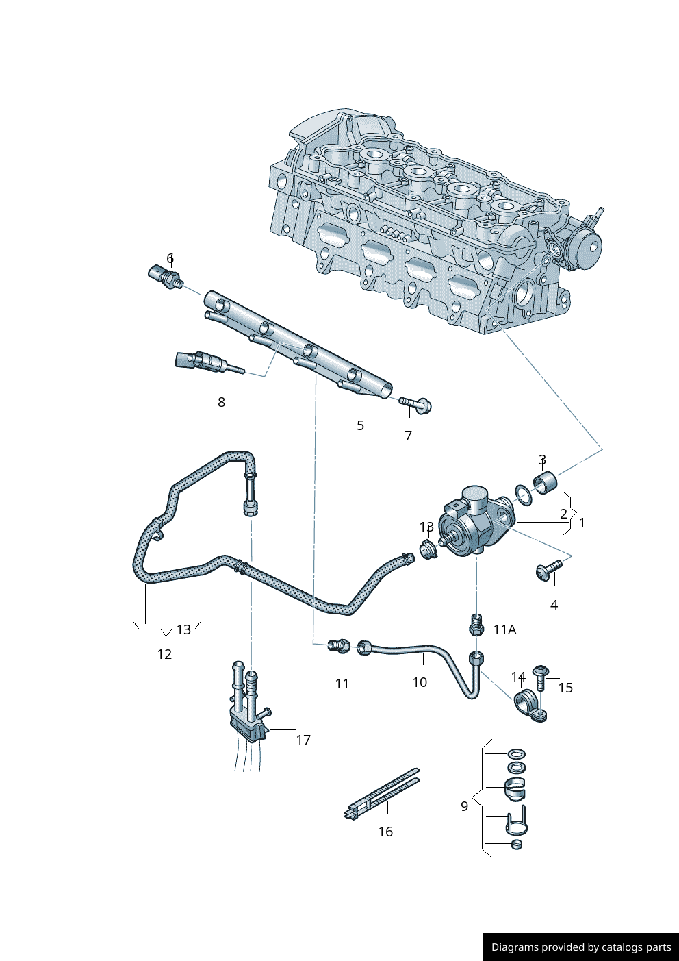 Car part diagram