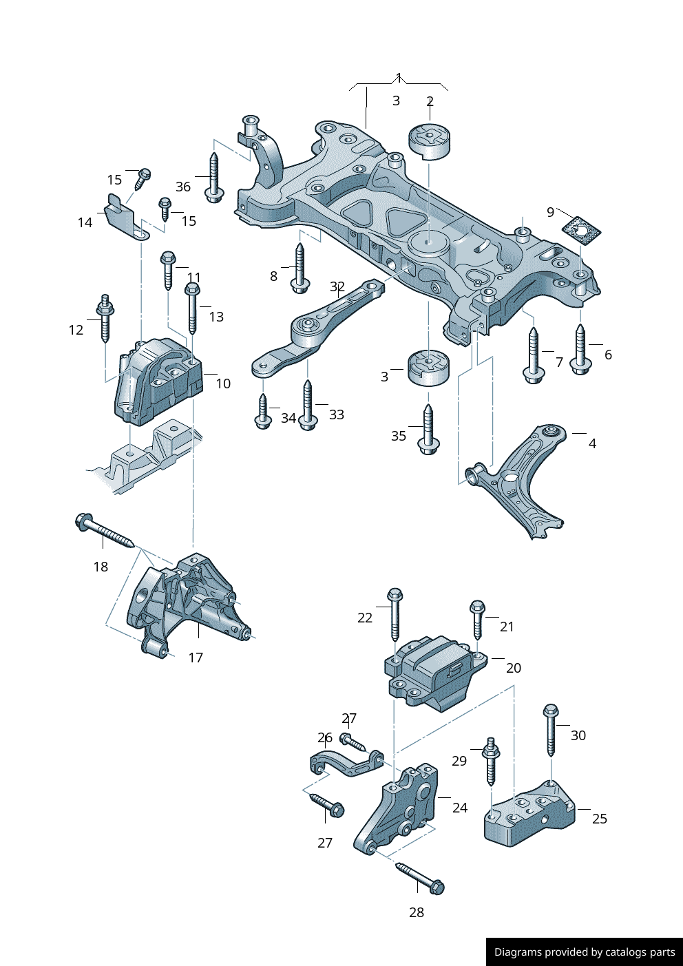 Car part diagram