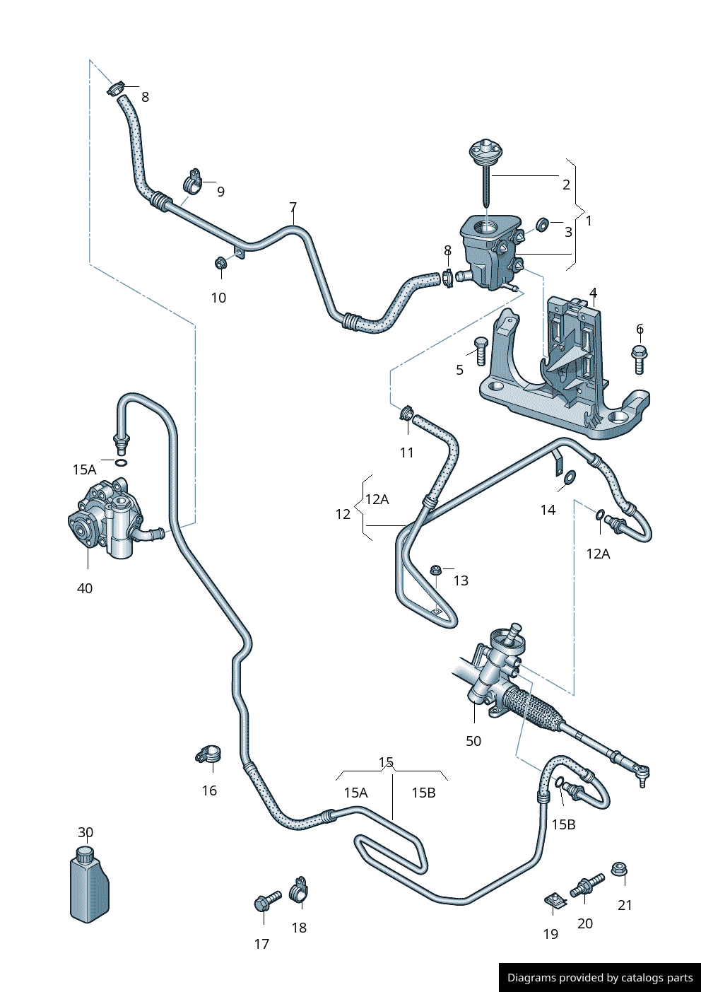 Car part diagram