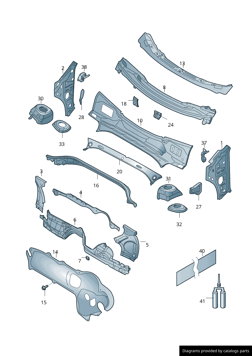 Car part diagram