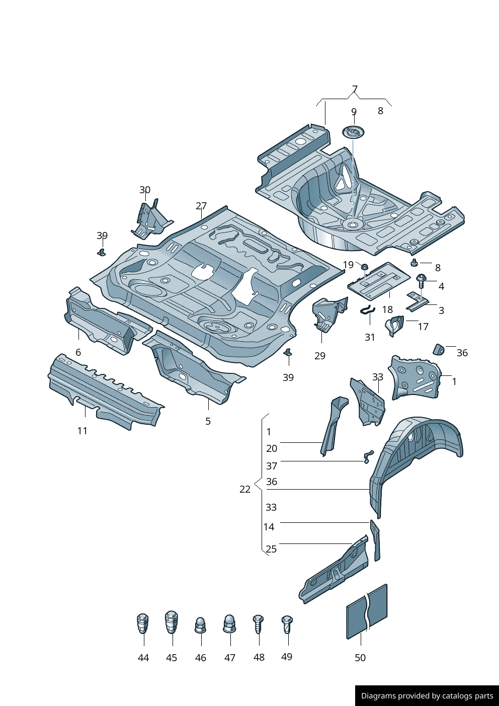 Car part diagram