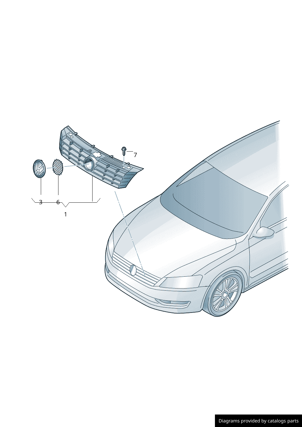 Car part diagram