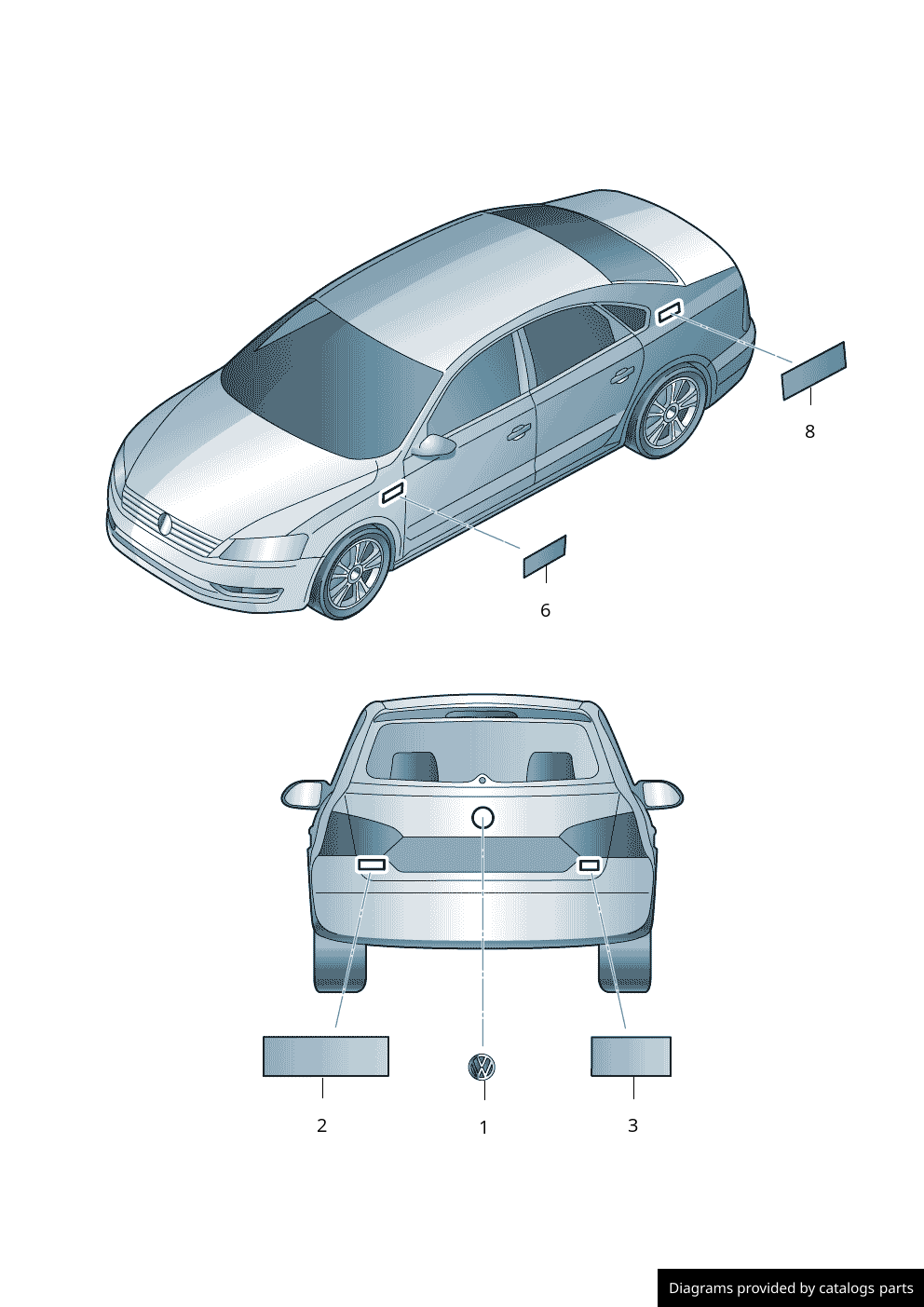 Car part diagram