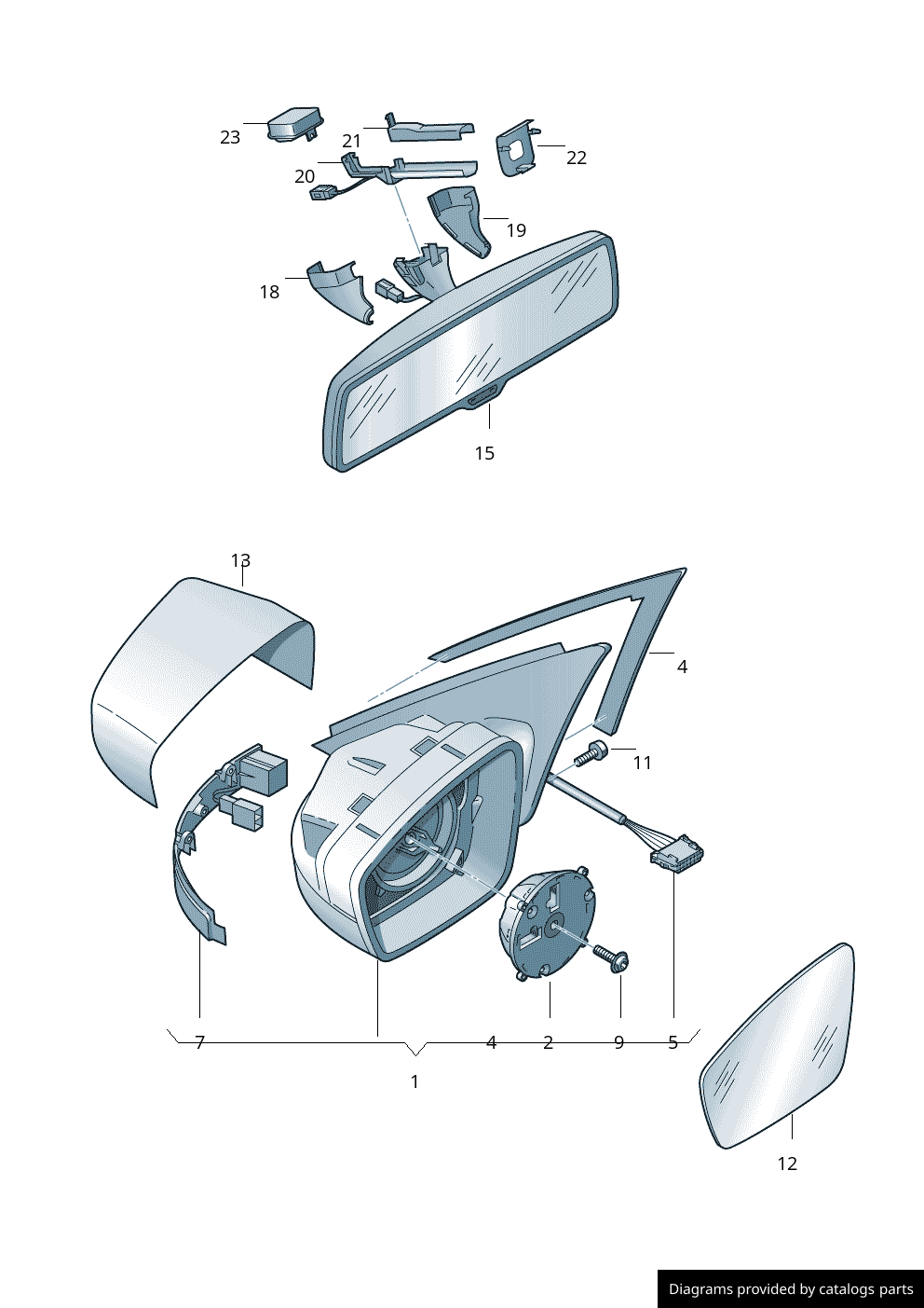 Car part diagram