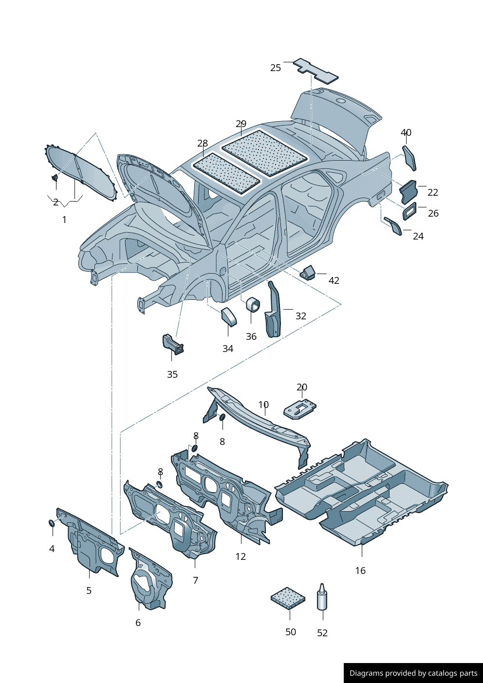 Car part diagram