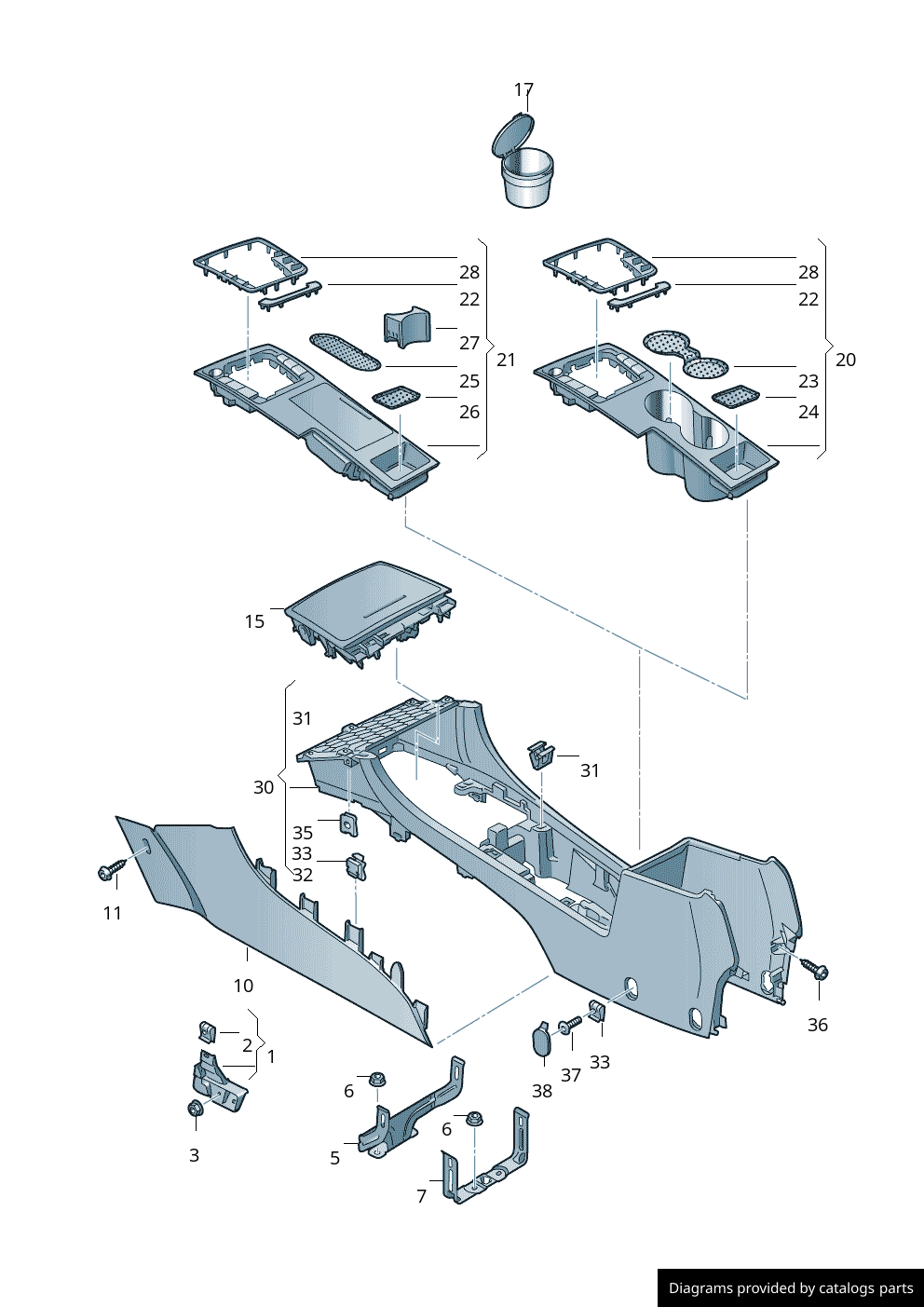Car part diagram