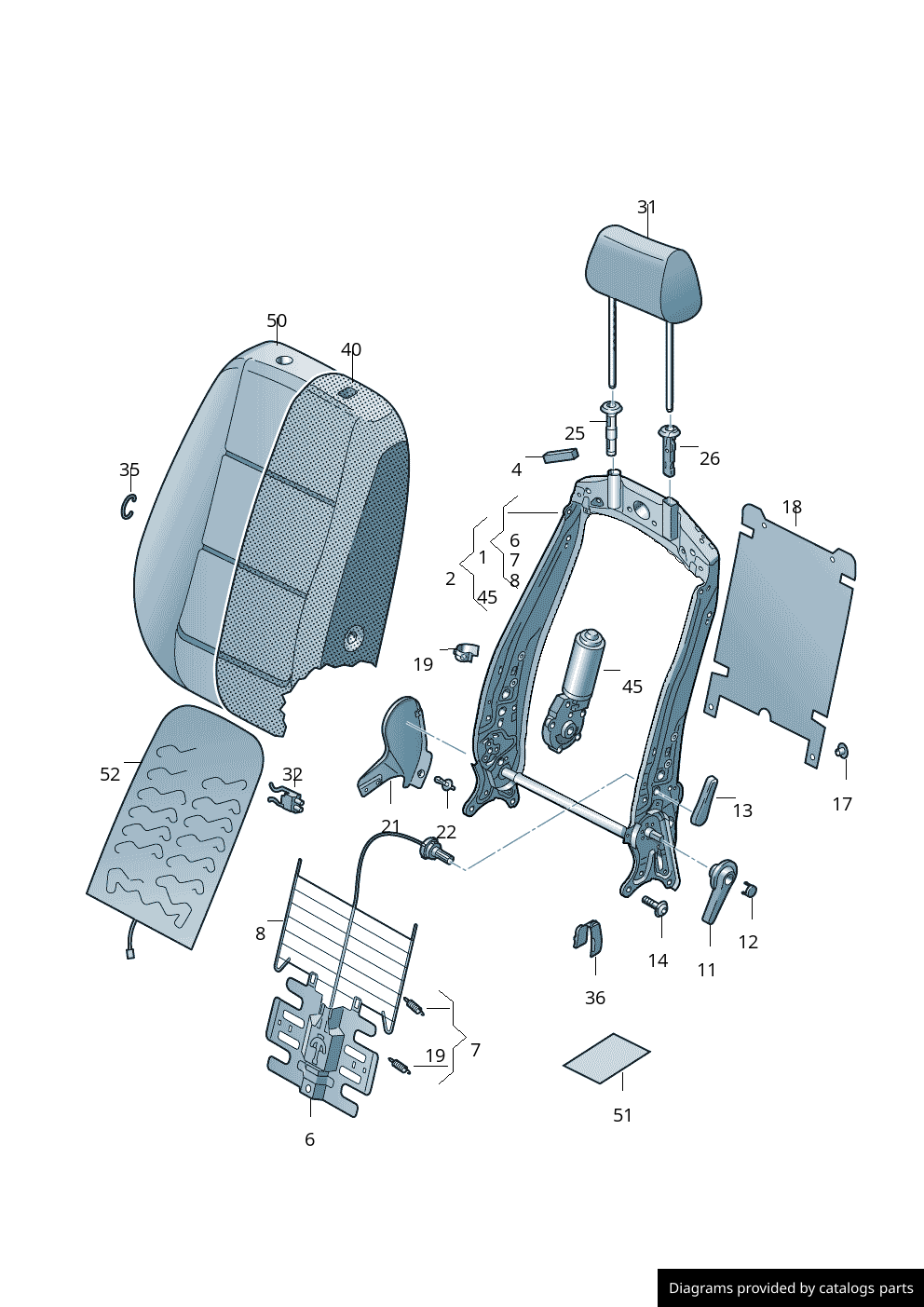 Car part diagram