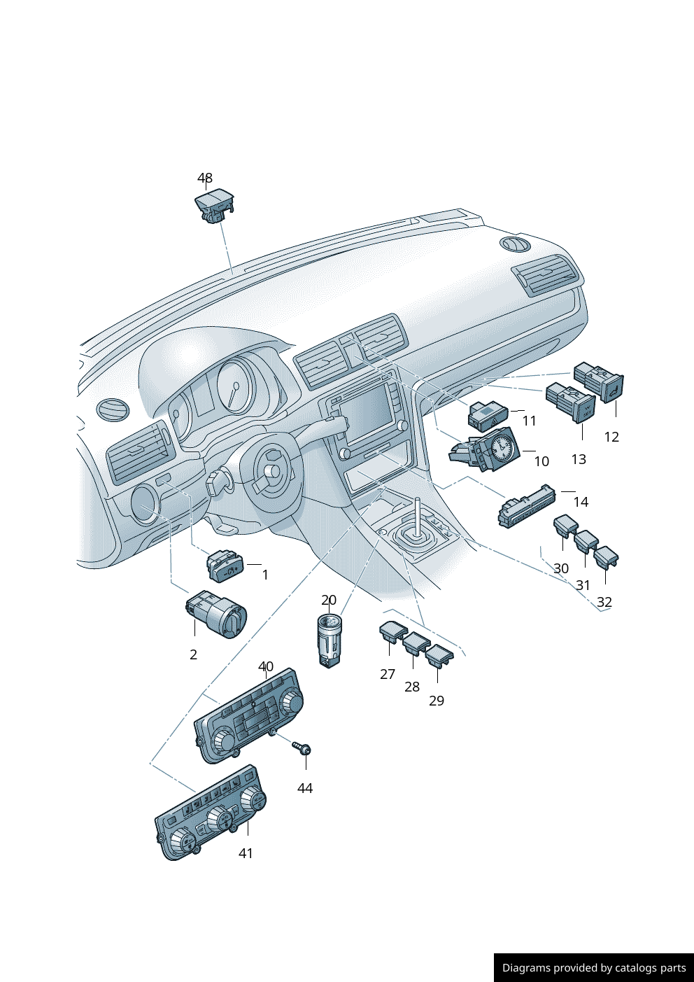 Car part diagram