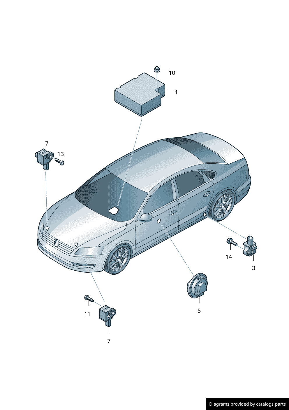Car part diagram