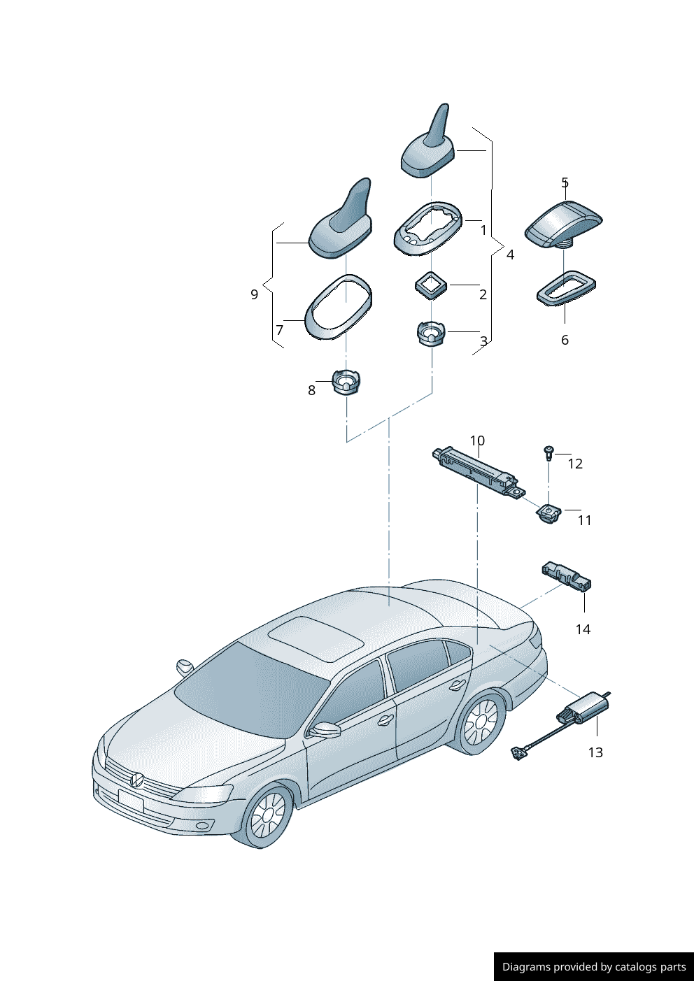 Car part diagram