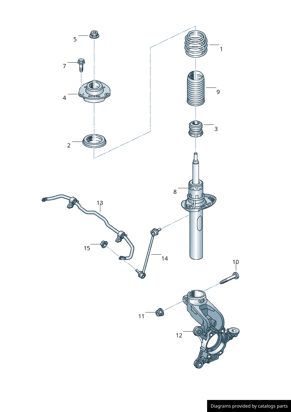 Car part diagram