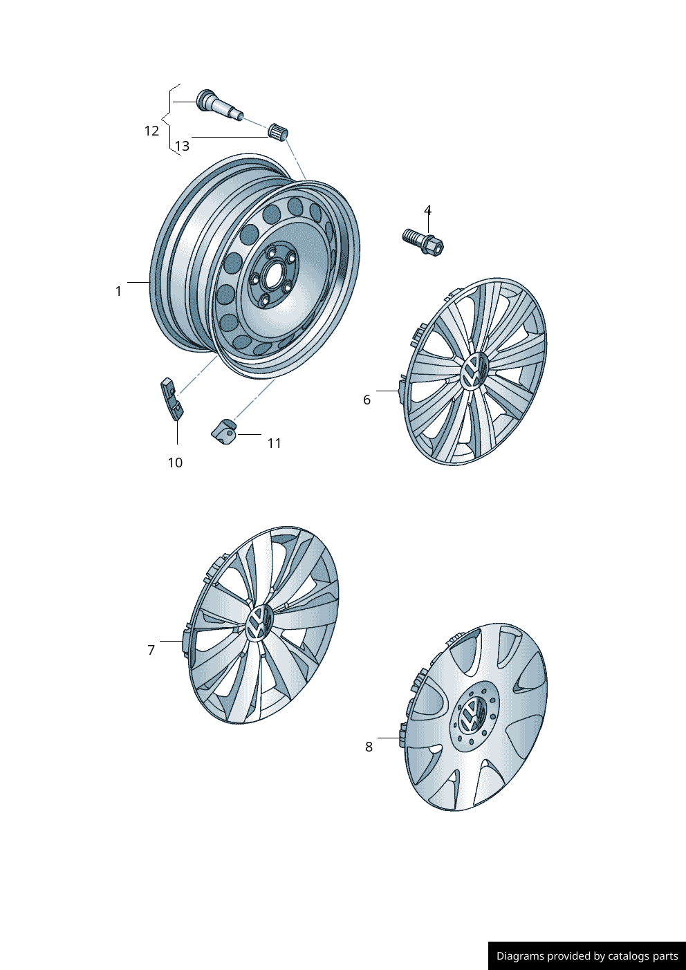 Car part diagram